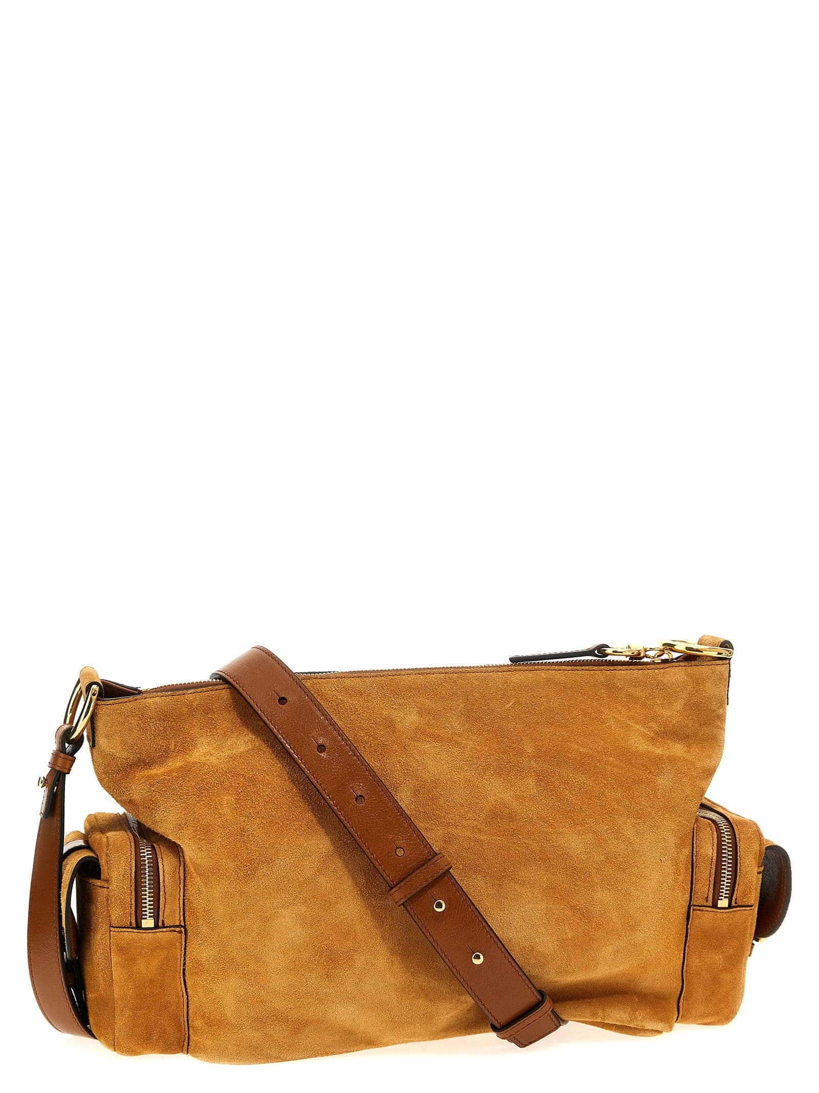 Brown Calfskin Shoulder Bag - 2