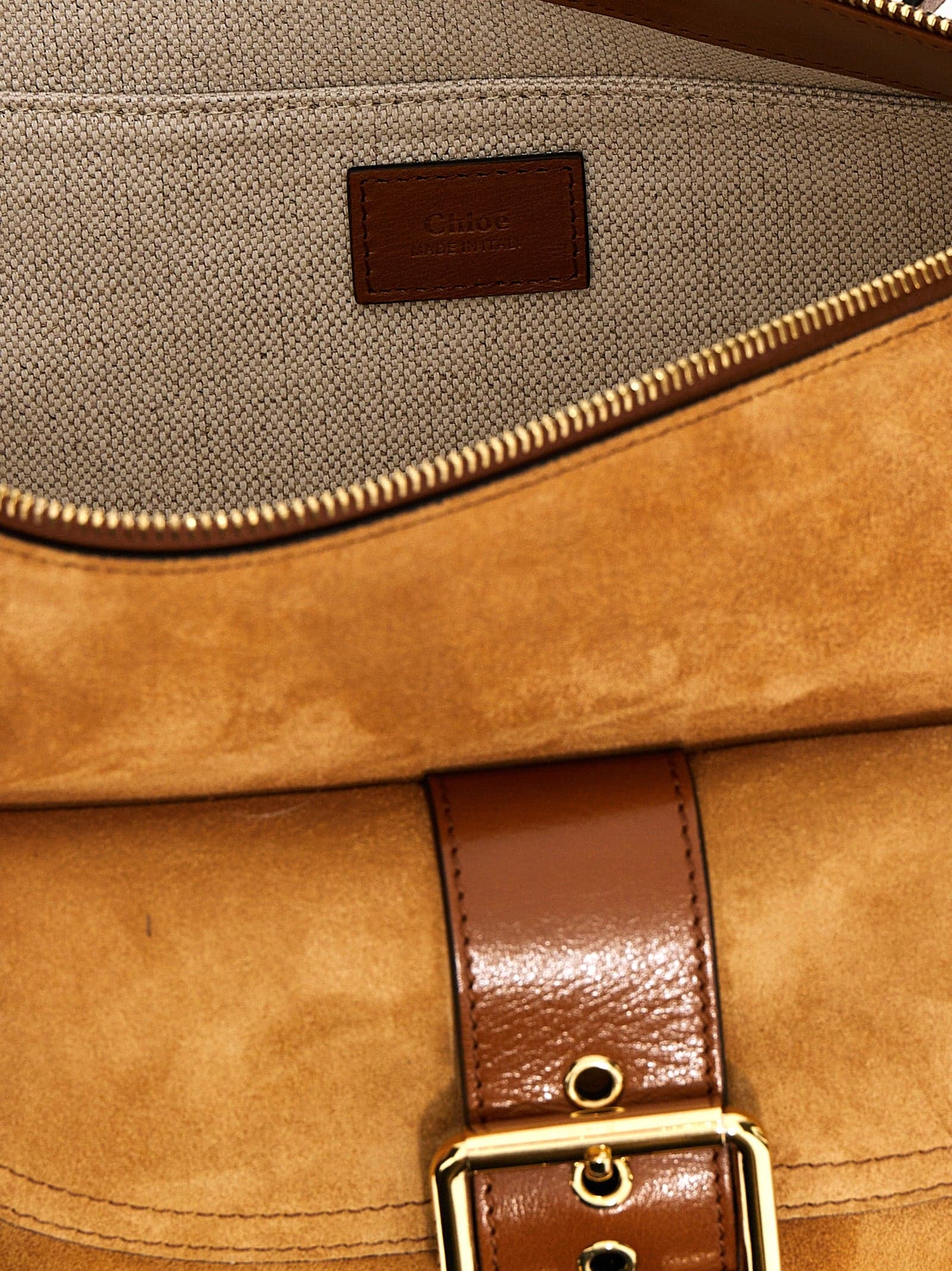 Brown Calfskin Shoulder Bag - 4