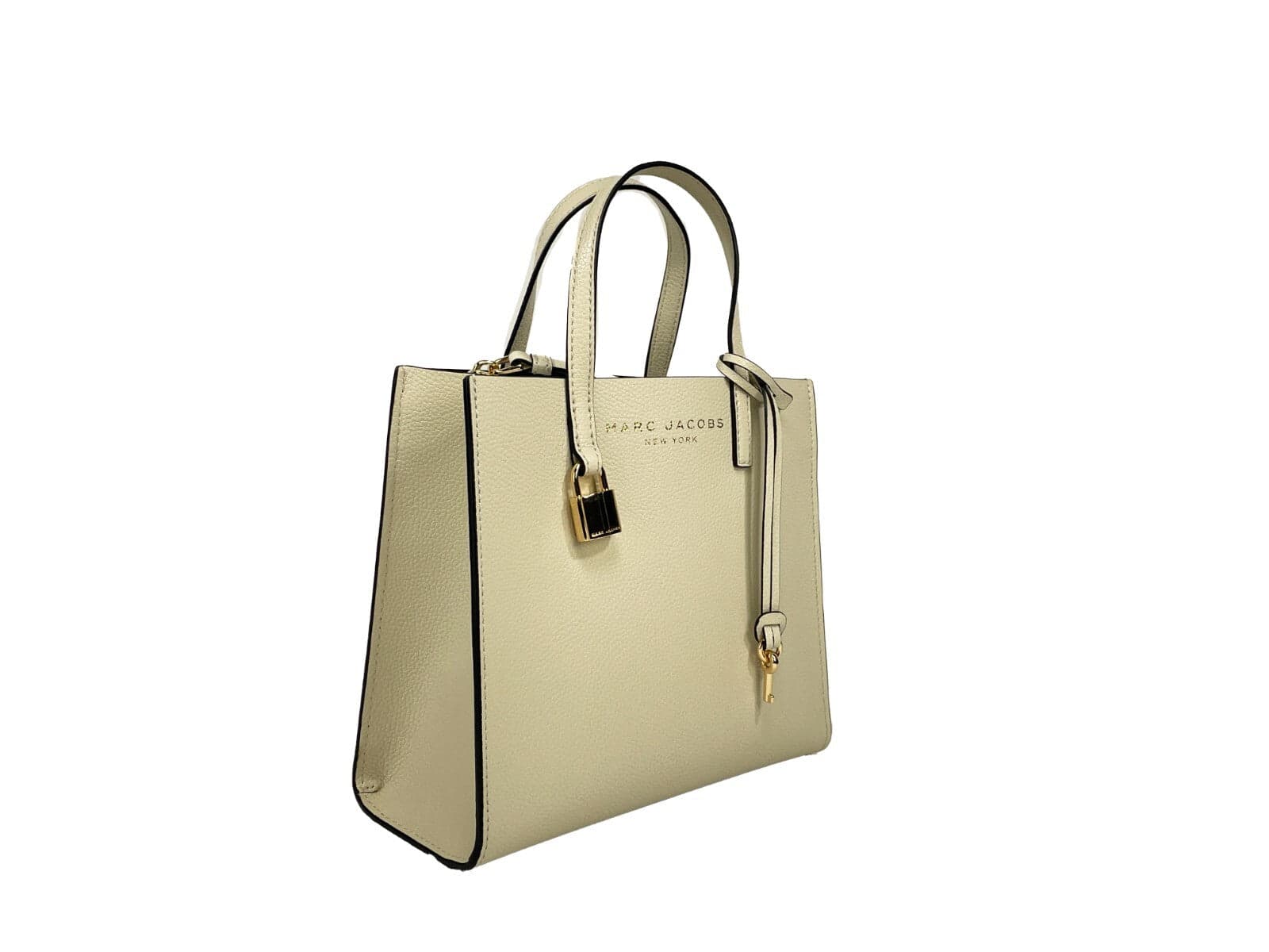 Women'S Mini Pebbled Tote - Marshmallow - 2