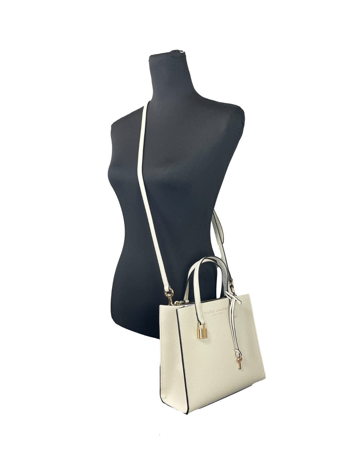 Women'S Mini Pebbled Tote - Marshmallow - 4