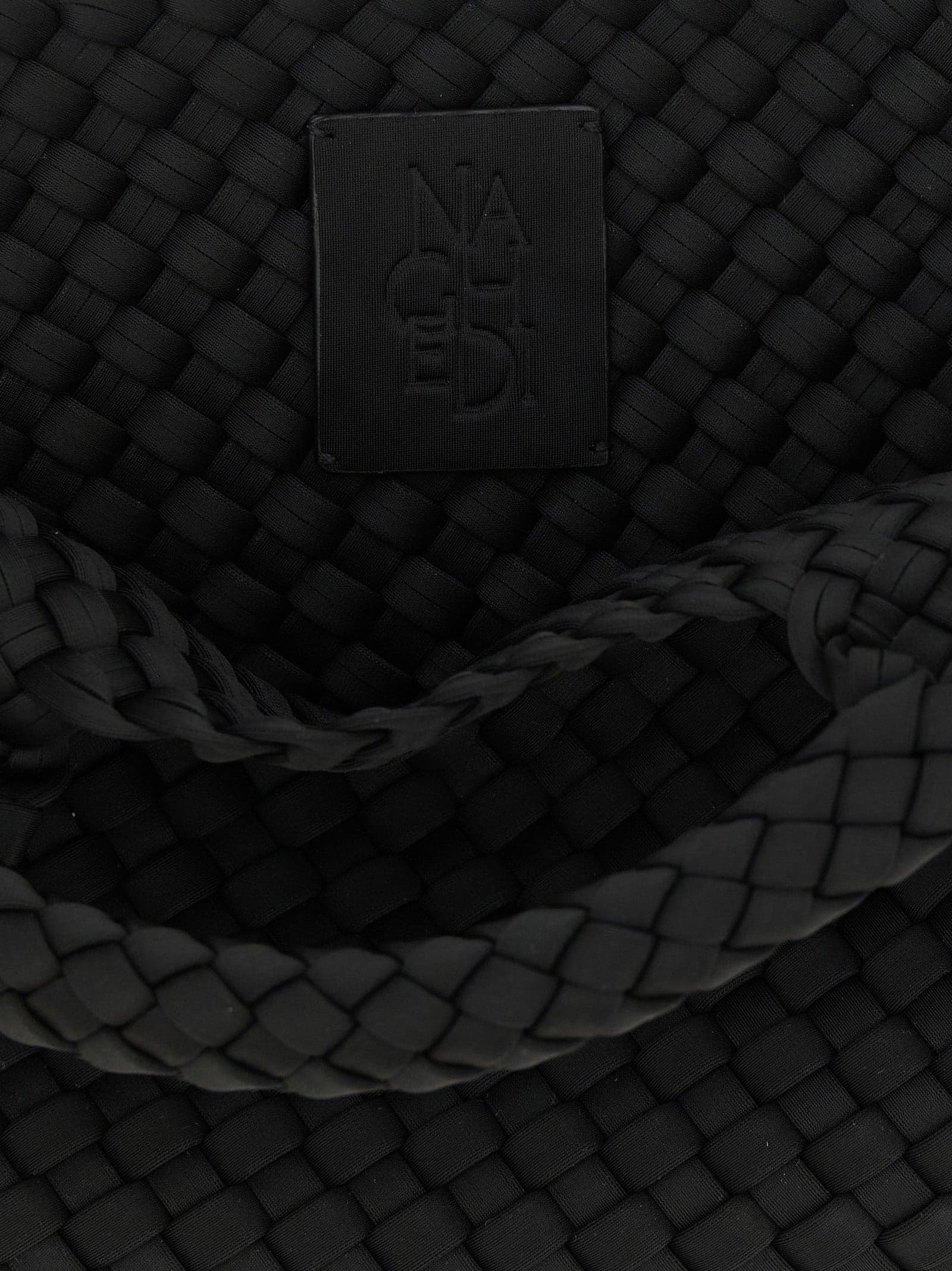 Black Neoprene Tote Bag - 4
