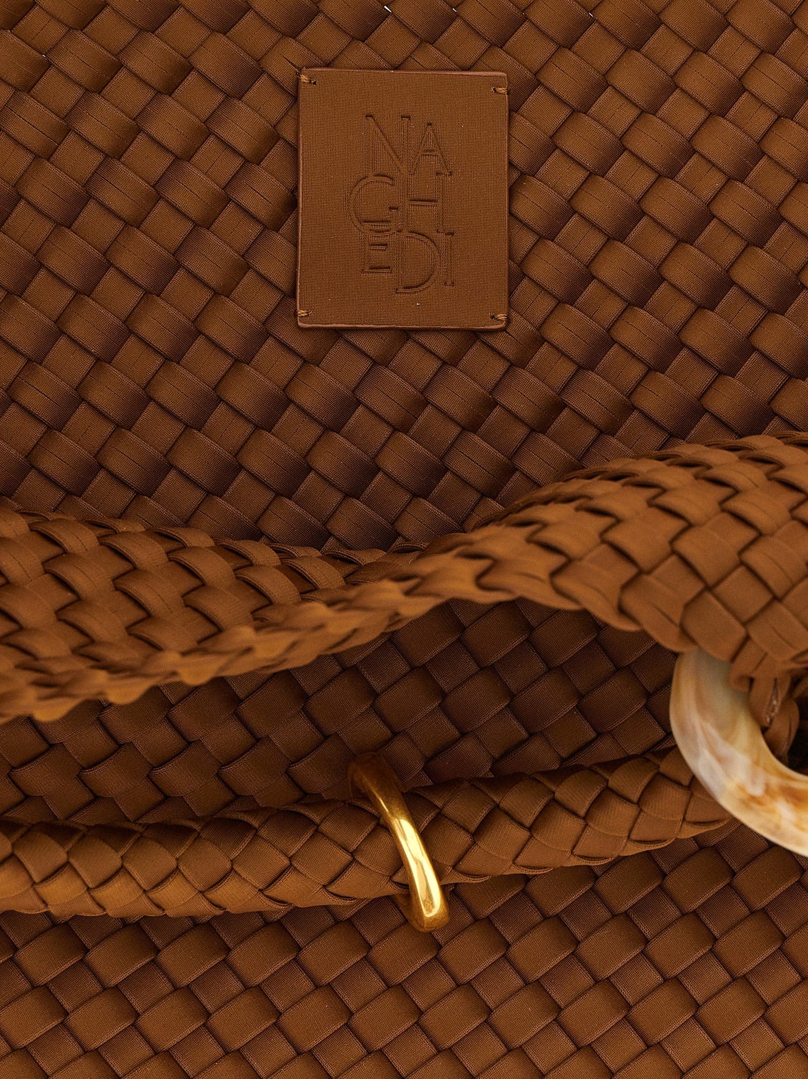Brown Nylon Handbag - 4