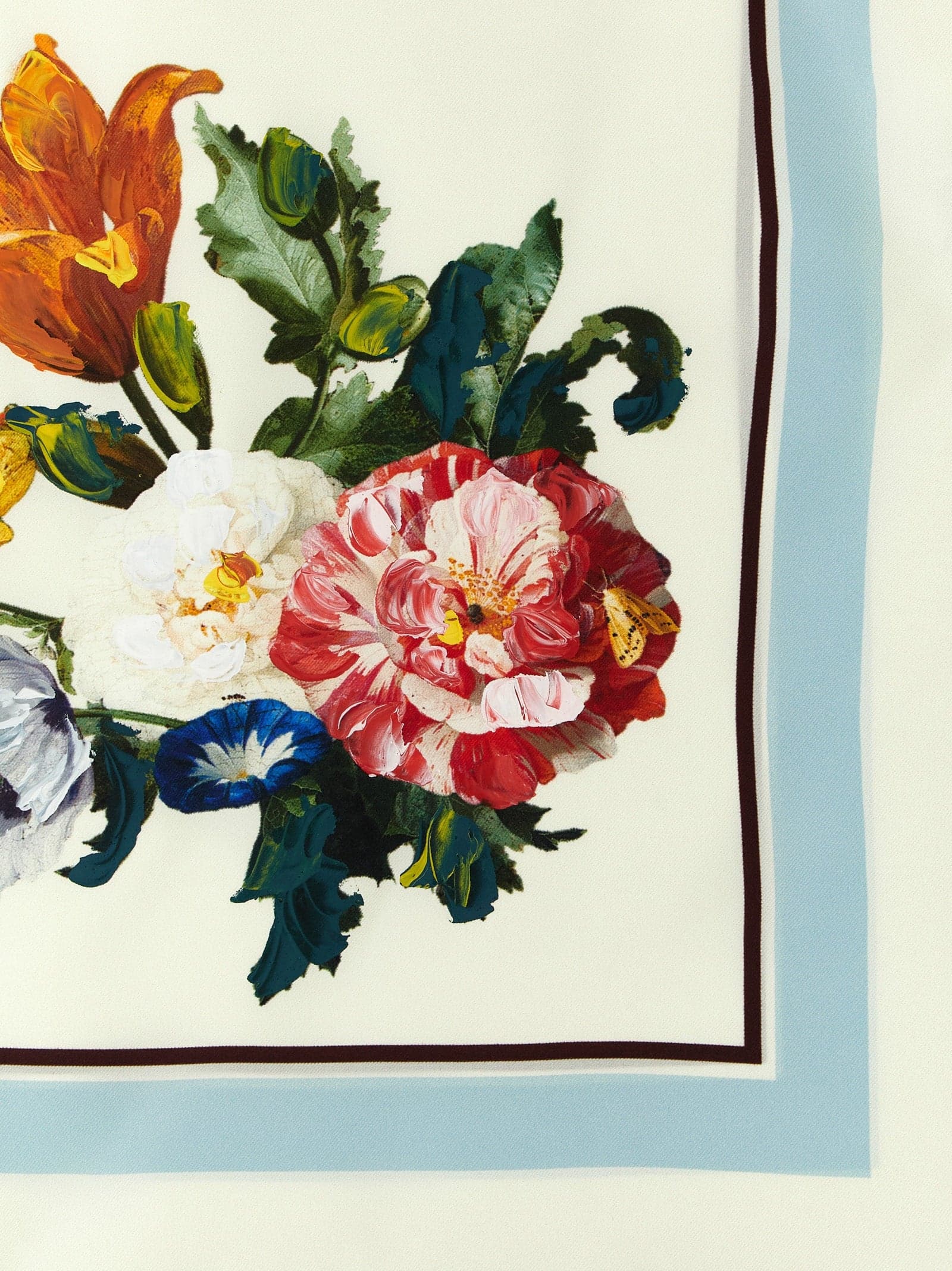 White Silk Scarf - 2