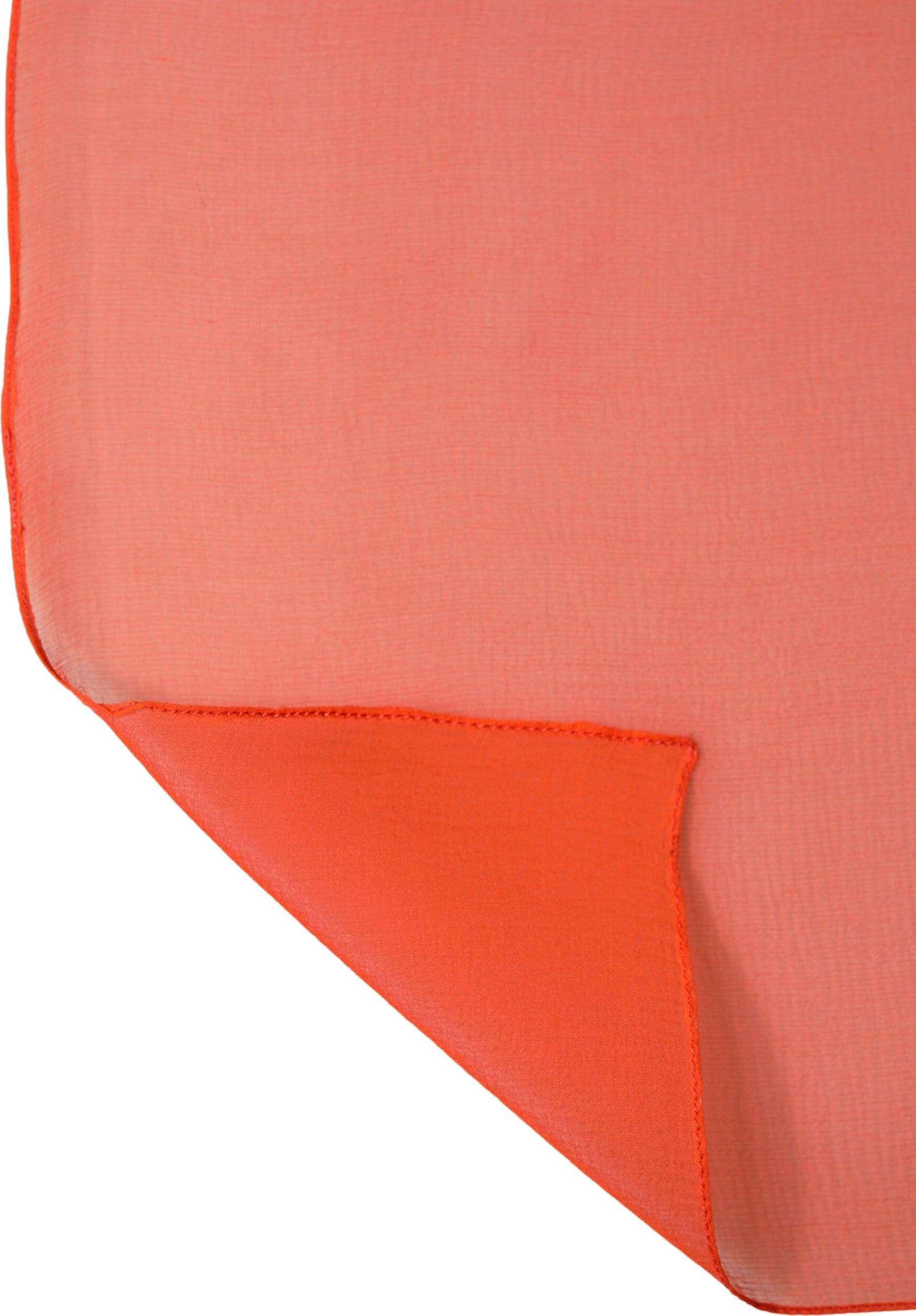 Bright Red Silk Wrap Shawl Foulard 132cm x 98cm Scarf - 2
