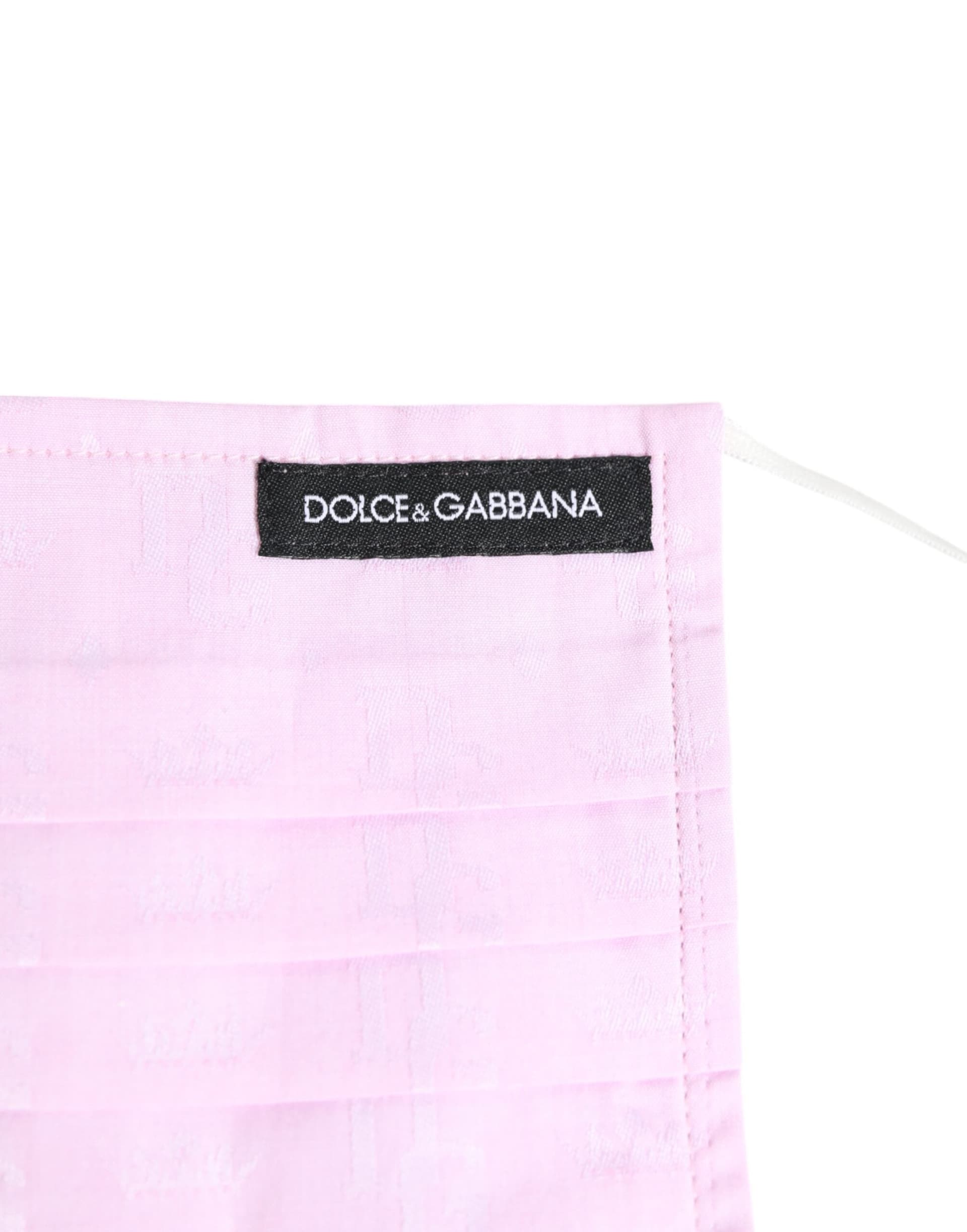Pink Cotton Logo Elastic Ear Strap Face Mask - 5
