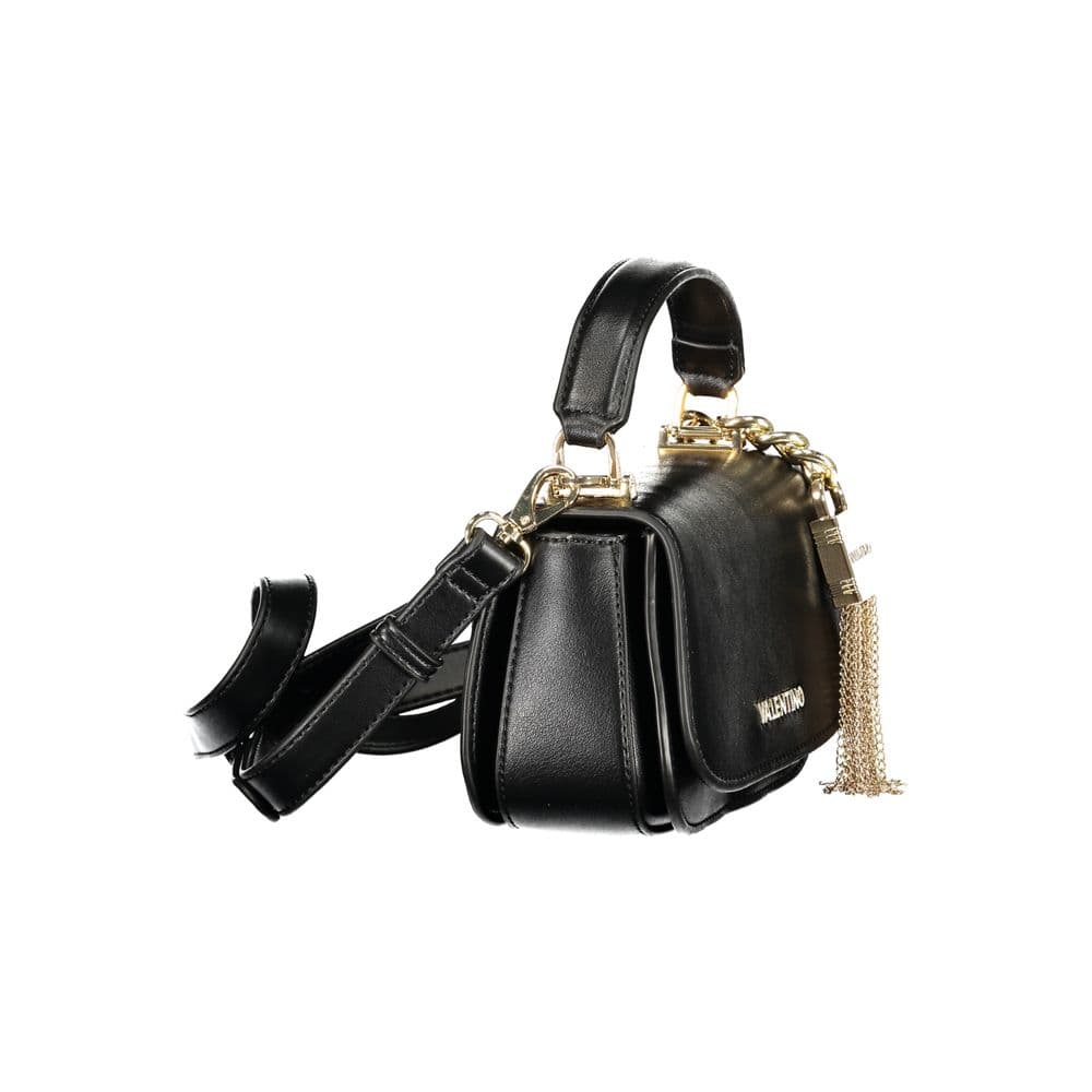 Black Polyurethane Women's Bag - 3