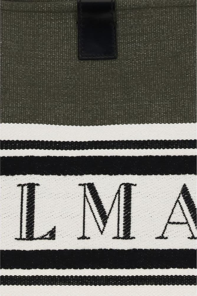 Black Cotton Shoulder Bag - 4