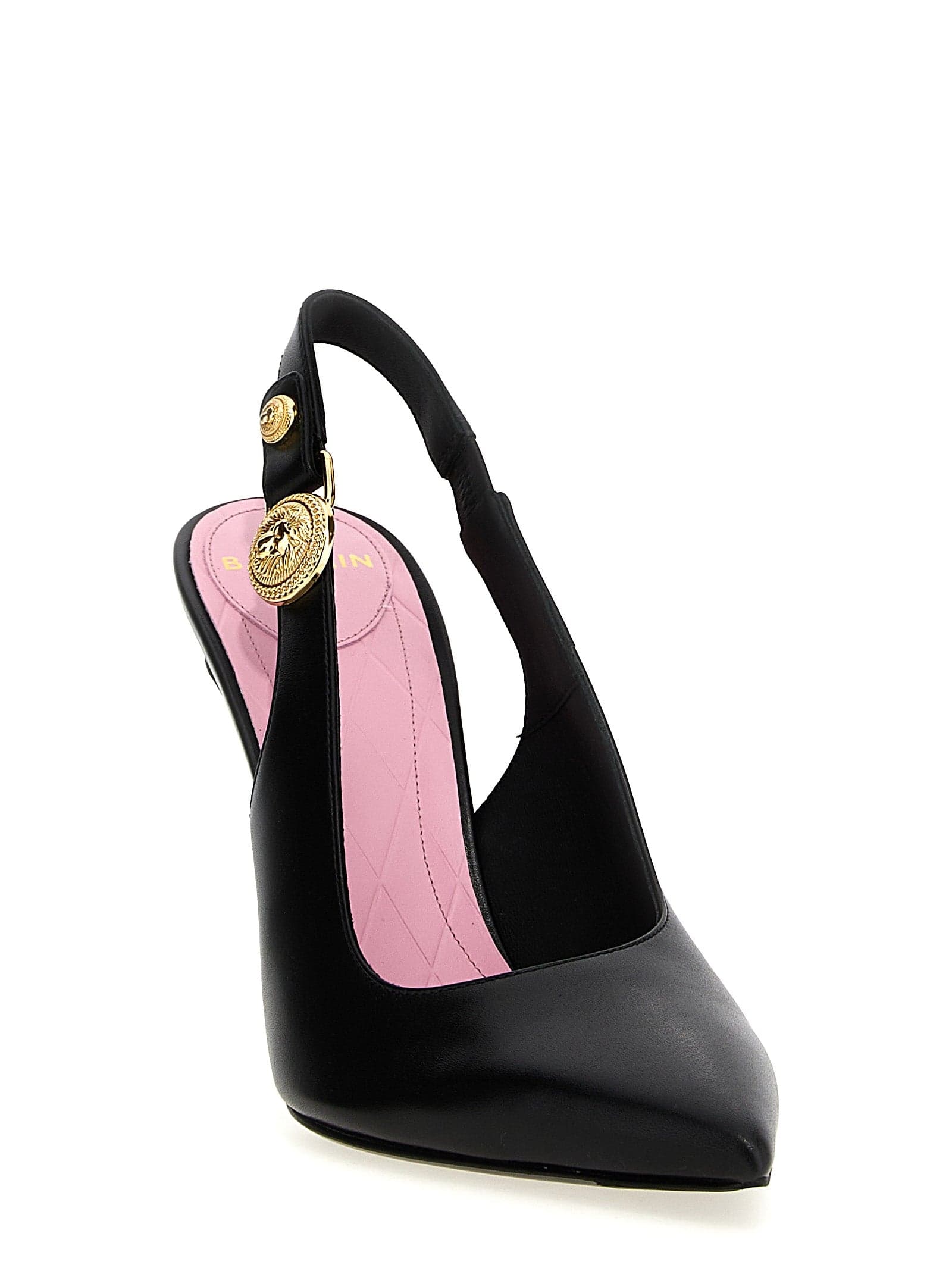 Black Calfskin High Heel Pumps - 2