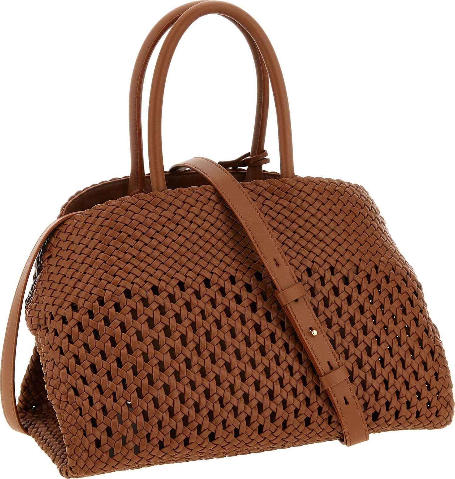 Brown Calfskin Handbag - 2