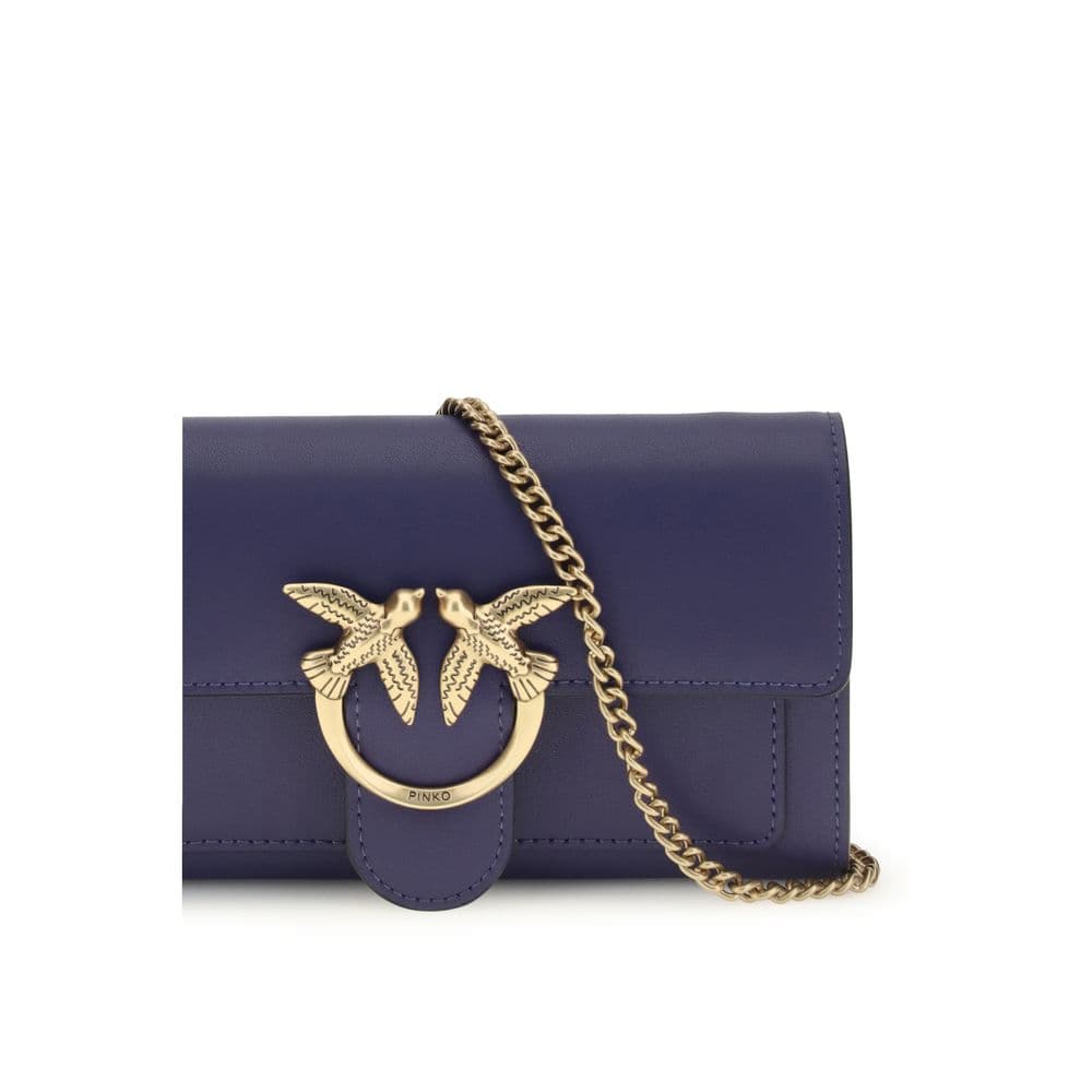 Blue Calf Leather Bos Taurus Wallet - 4