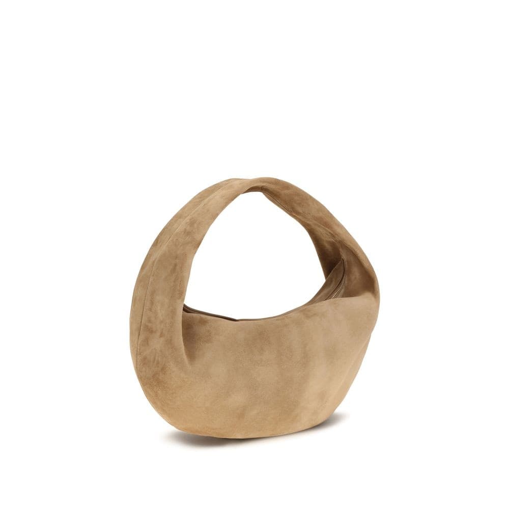 Beige Calf Leather Bos Taurus Shoulder Bag - 2