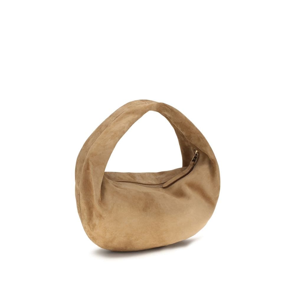Beige Calf Leather Bos Taurus Shoulder Bag - 3