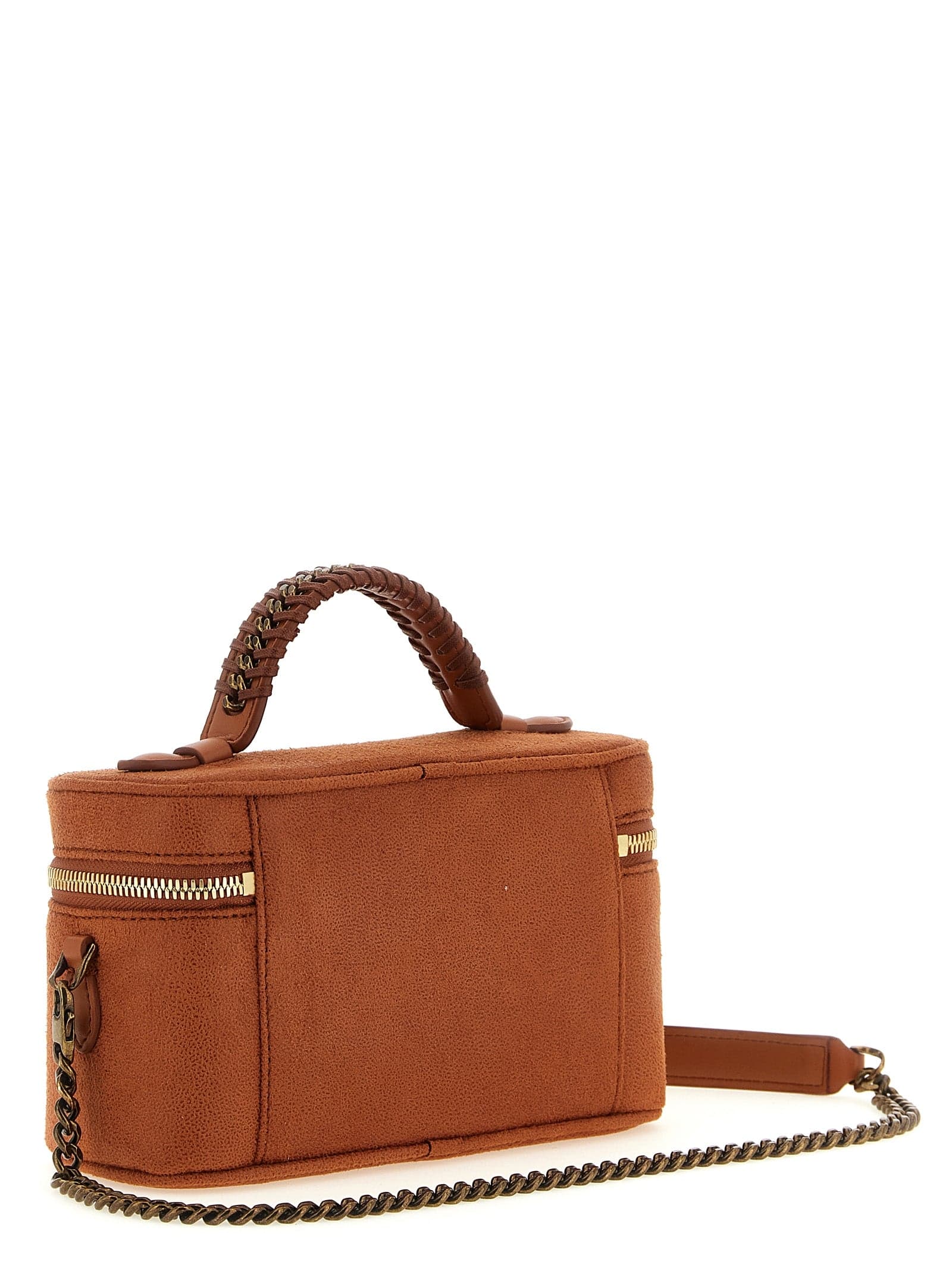 Orange Polyester Crossbody Bag - 2