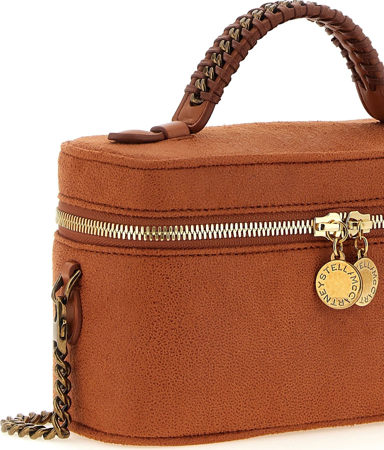 Orange Polyester Crossbody Bag - 3