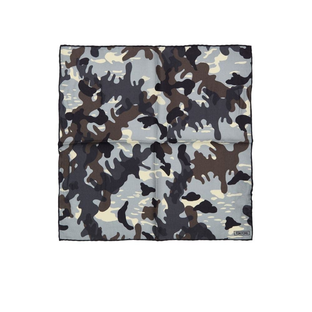 Gray Silk Pocket Square