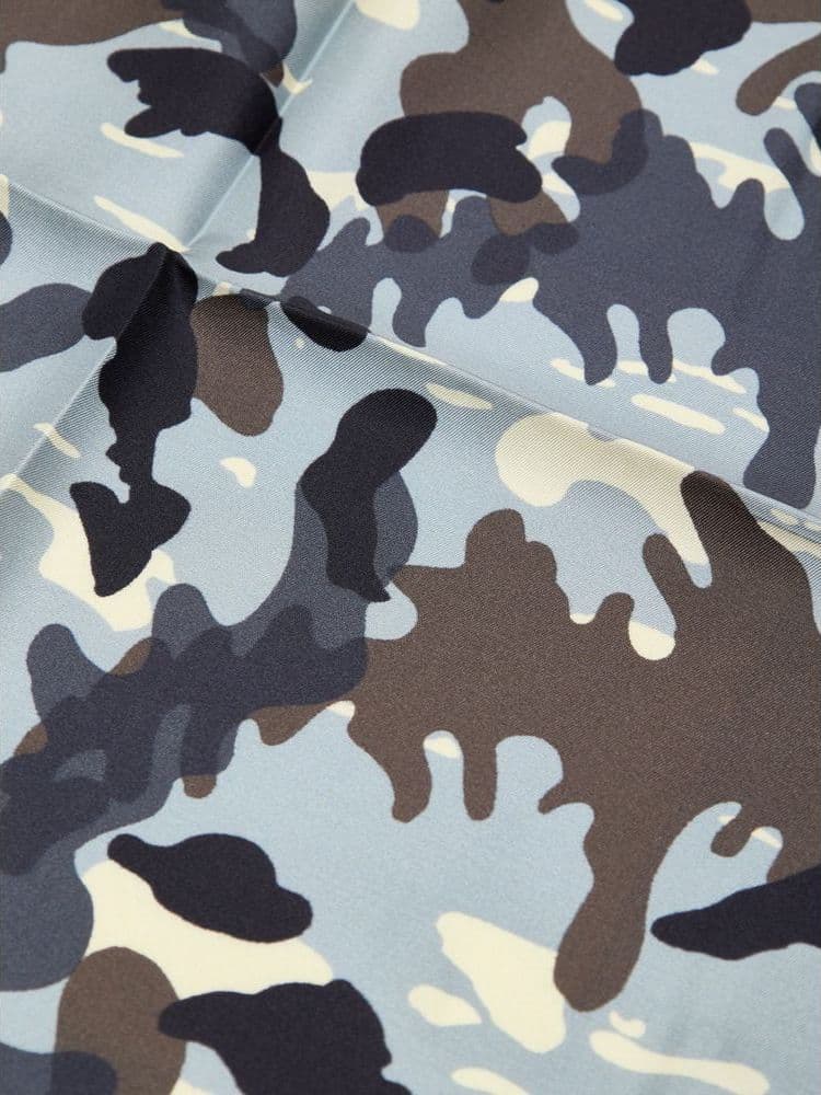 Gray Silk Pocket Square - 5