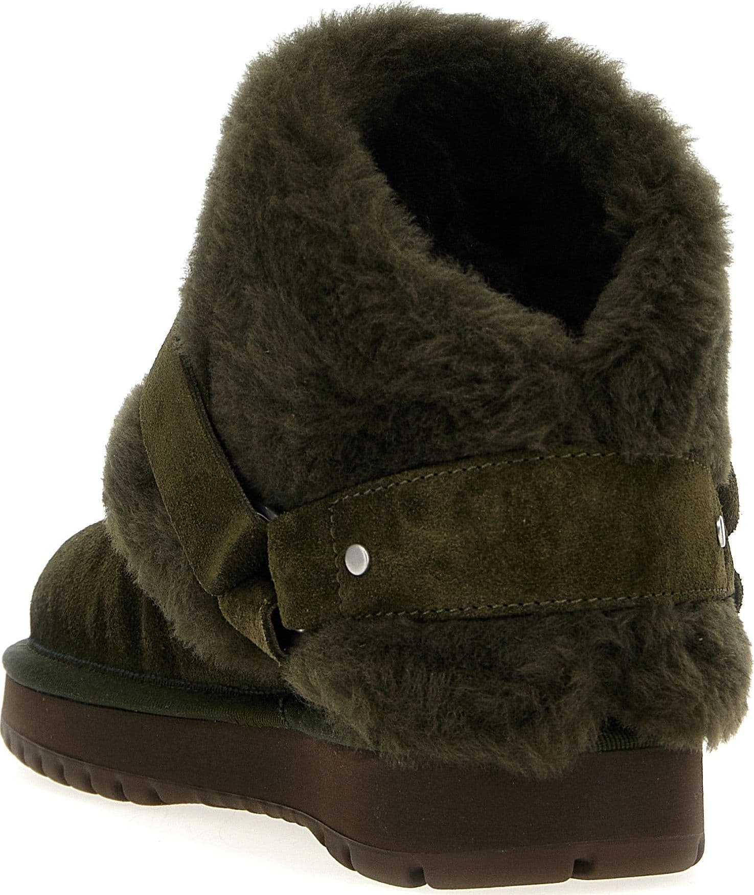 Bicolor Leather Ankle Boots - 3