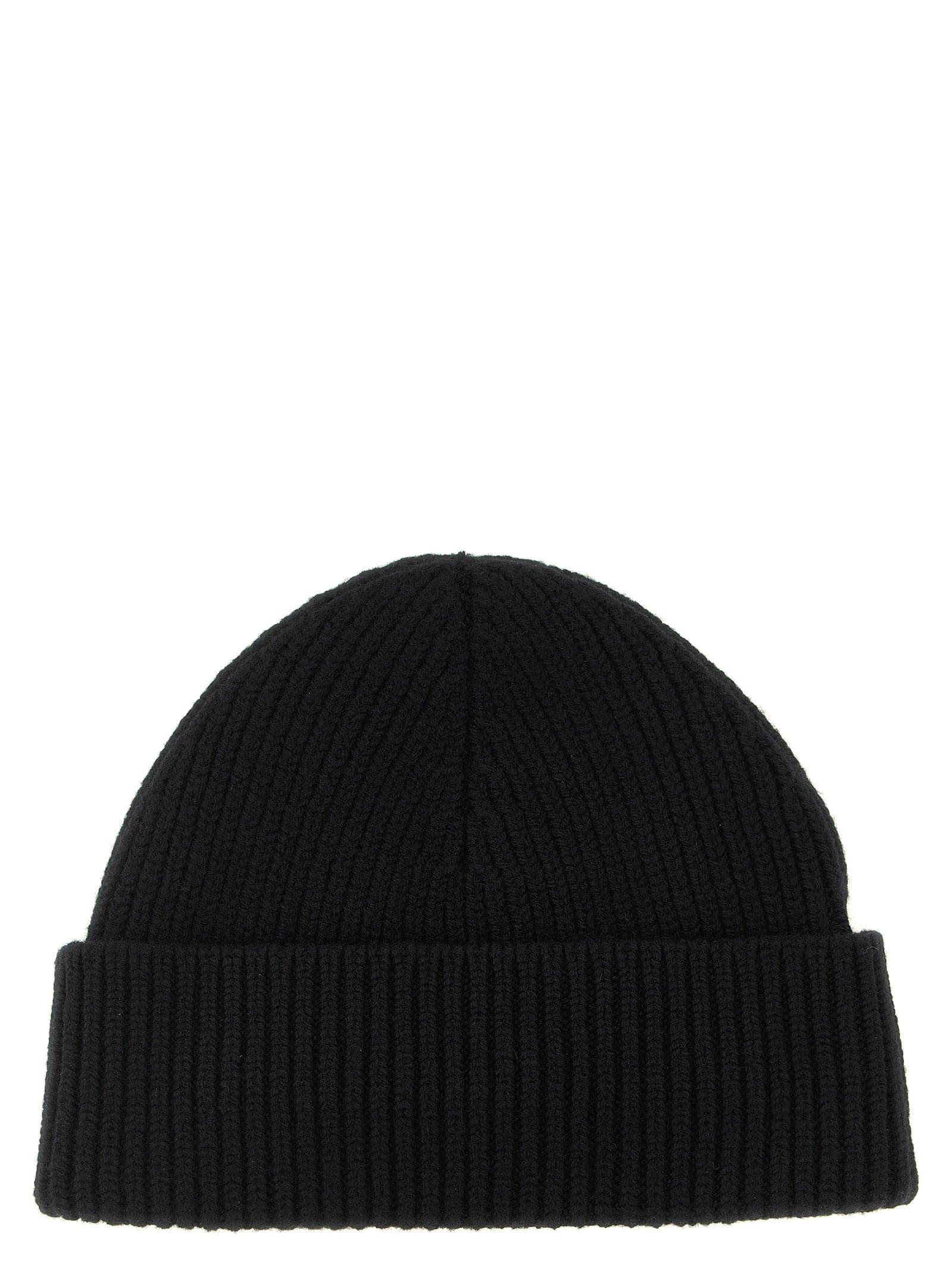 Black Wool Beanie - 2