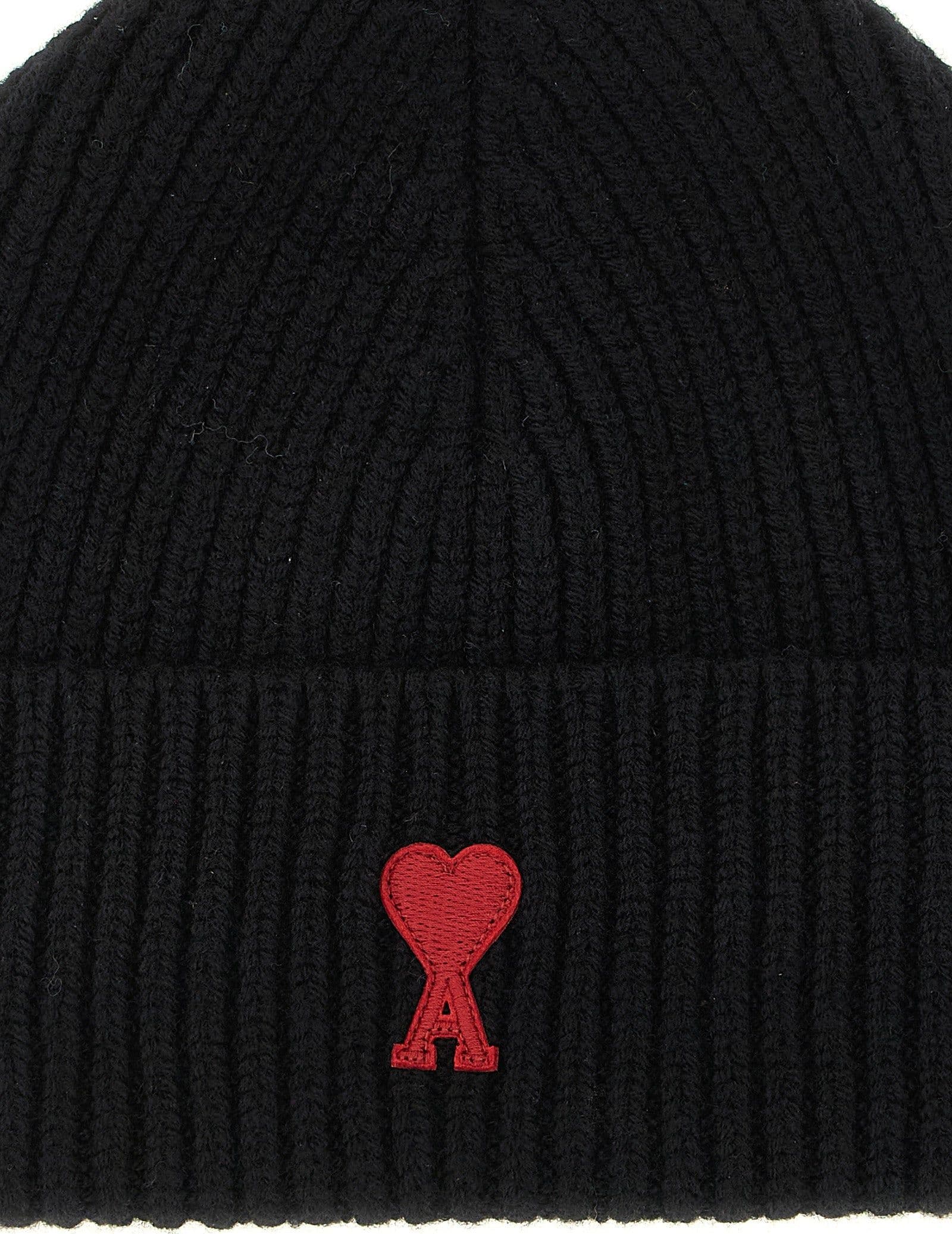 Black Wool Beanie - 3