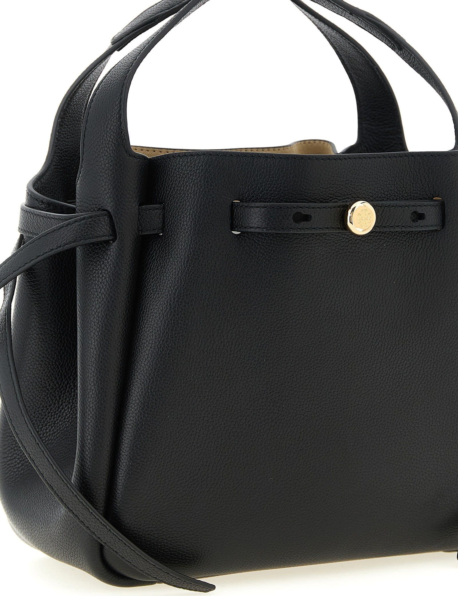 Black Cowhide Handbag - 3