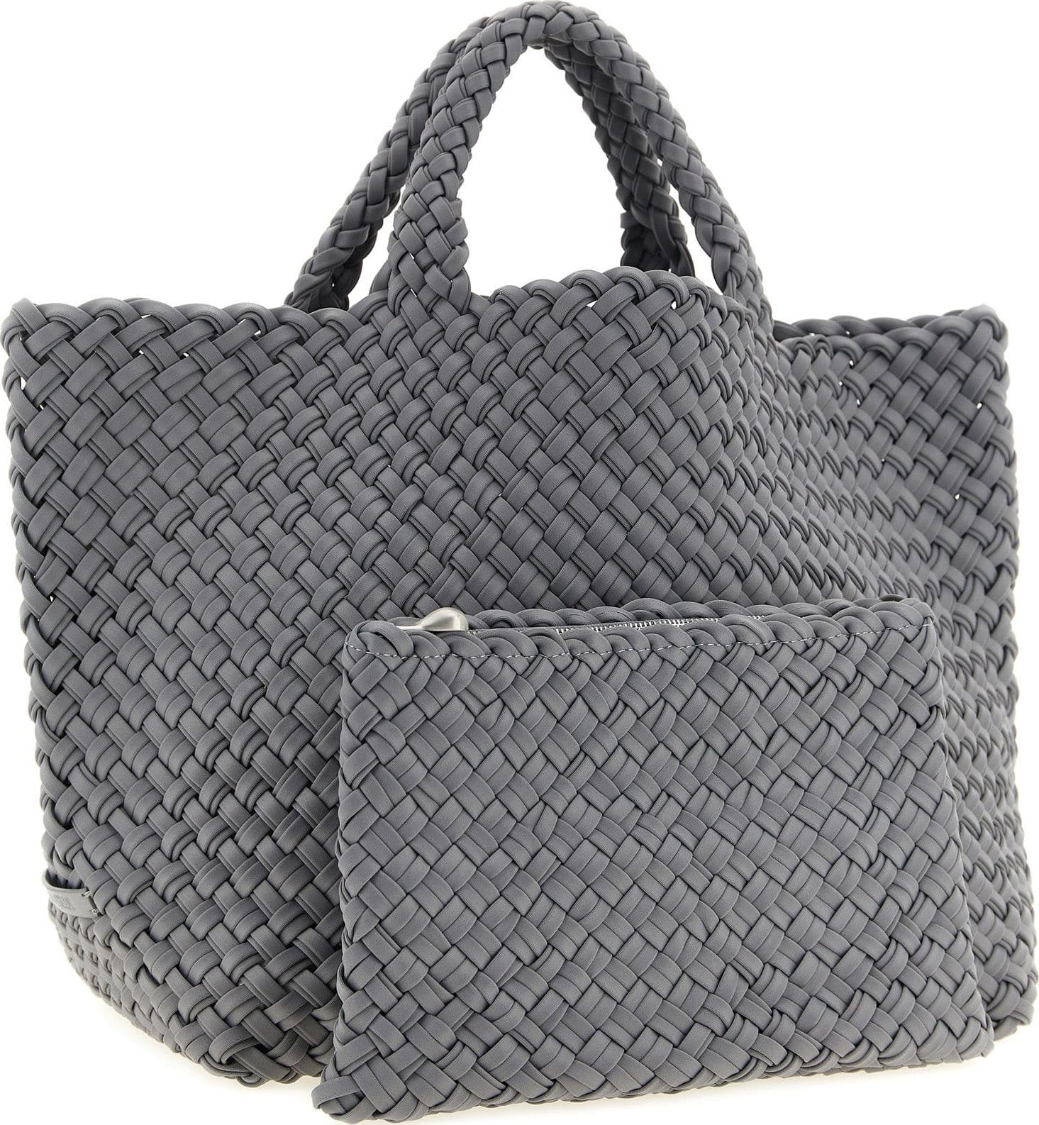Gray Nylon Tote Bag - 3