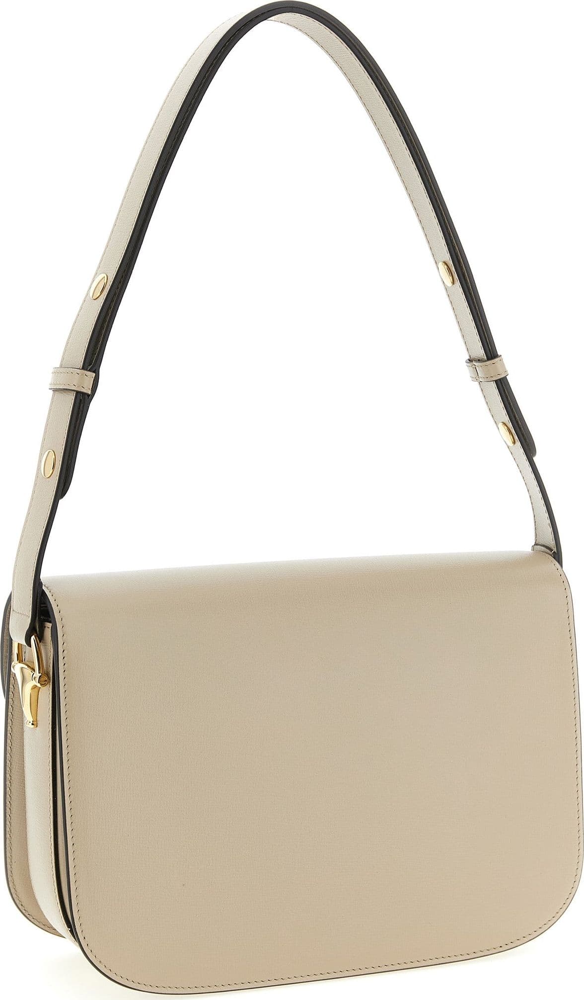 Beige Calfskin Shoulder Bag - 2