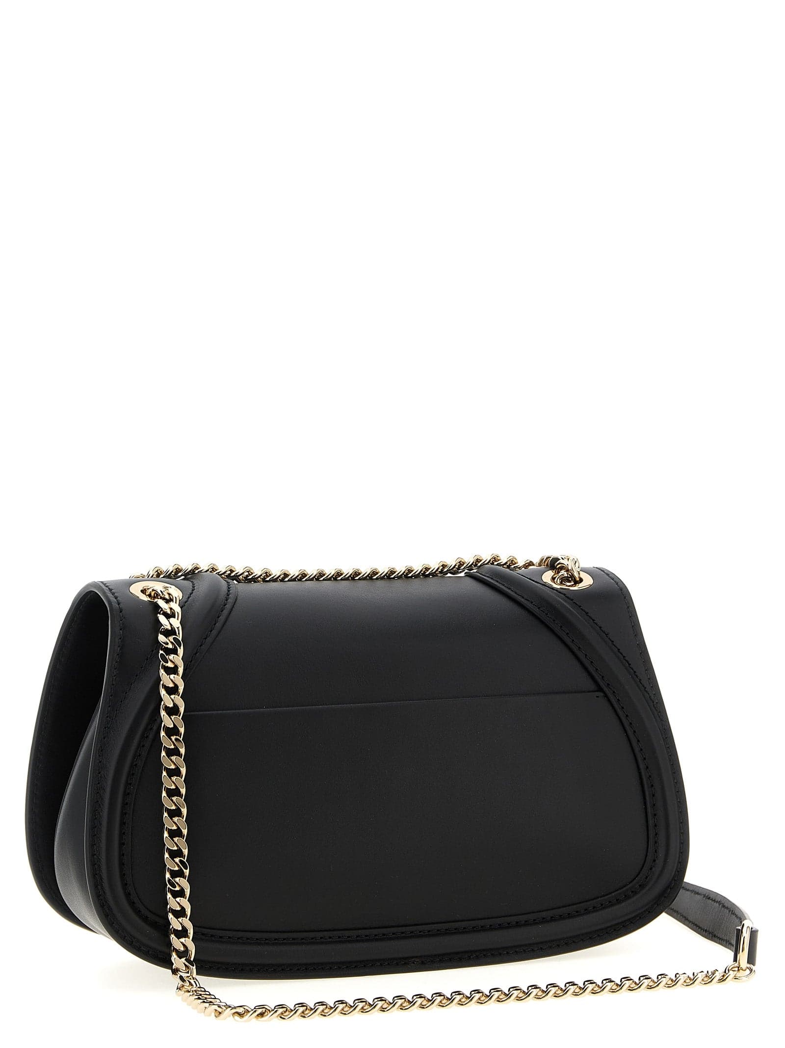Black Calfskin Shoulder Bag - 2
