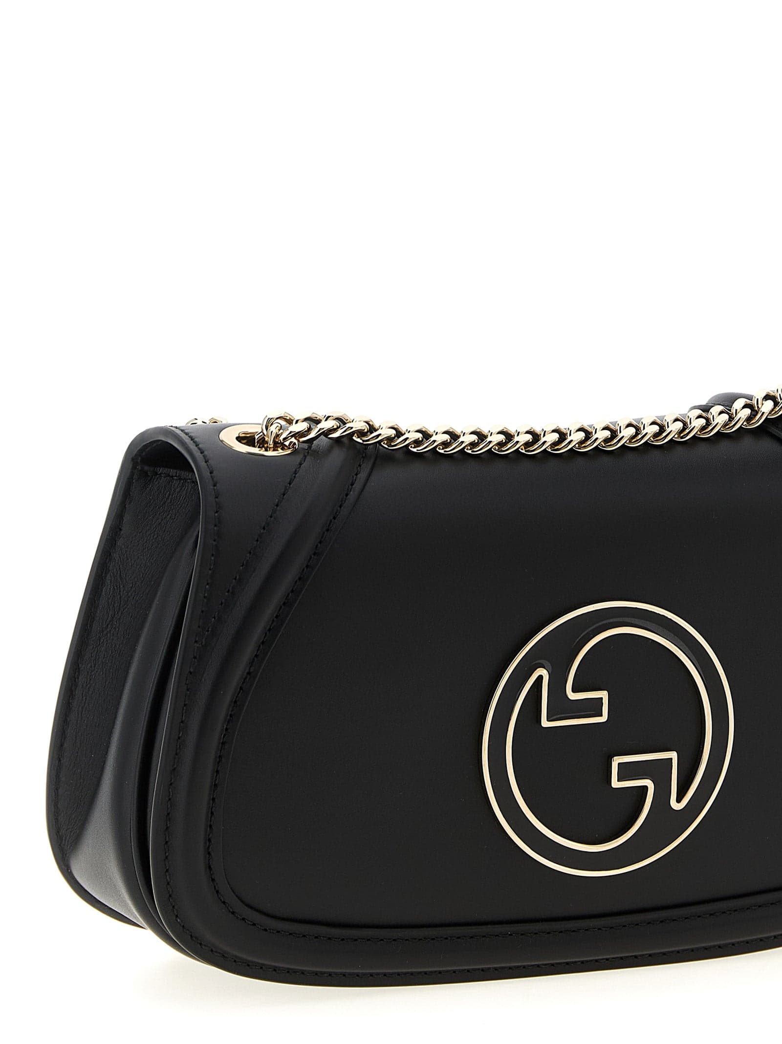 Black Calfskin Shoulder Bag - 3