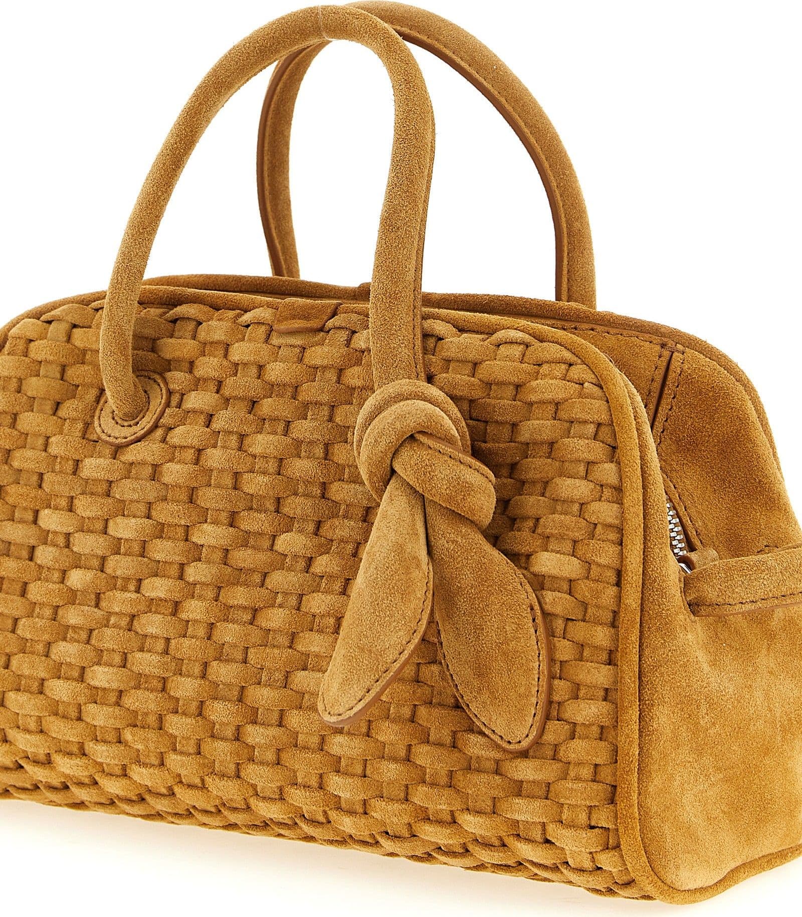 Beige Calfskin Handbag - 3