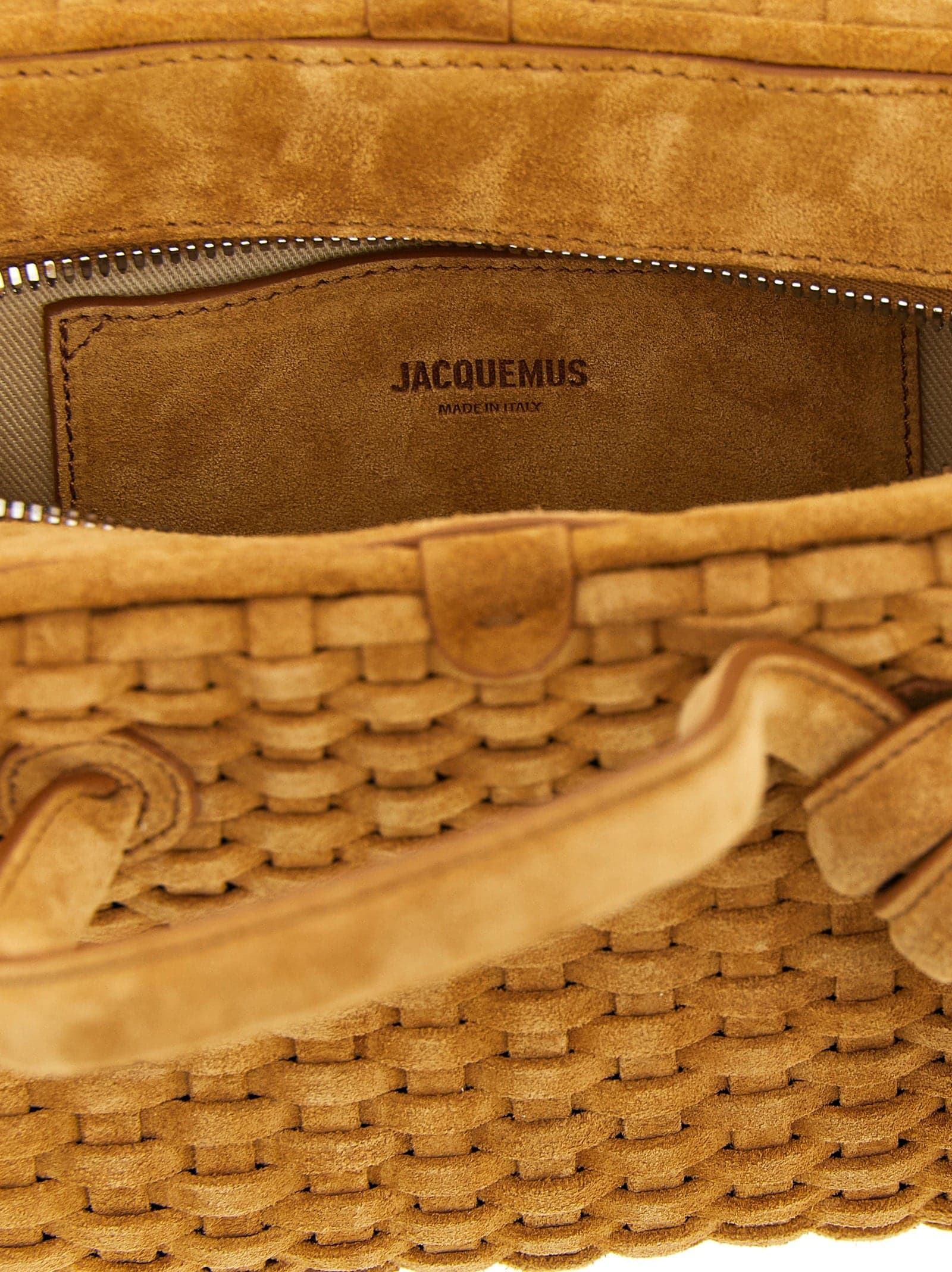 Beige Calfskin Handbag - 4