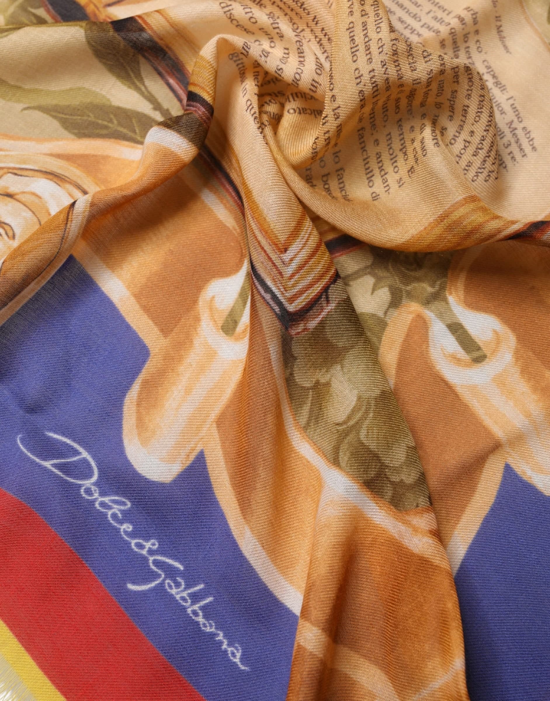 Multicolor Italy China Shawl Wrap 140cm x 130cm  Scarf - 4