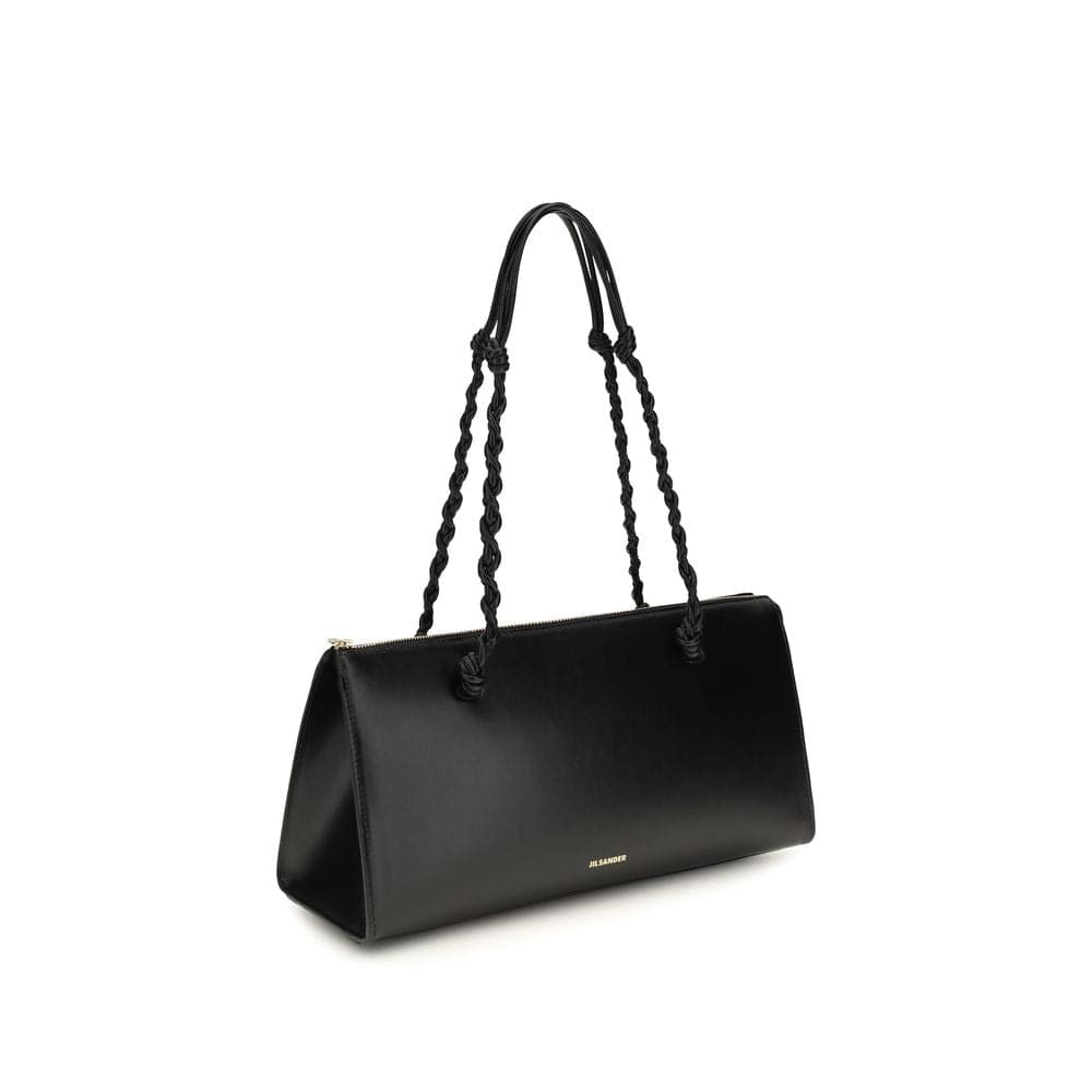 Black Calf Leather Bos Taurus Shoulder Bag - 2