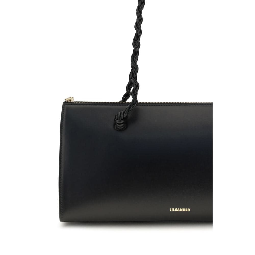 Black Calf Leather Bos Taurus Shoulder Bag - 4