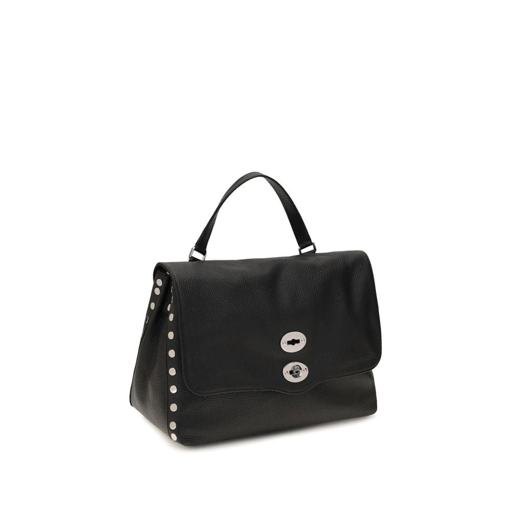 Black Calf Leather Bos Taurus Handbag - 2