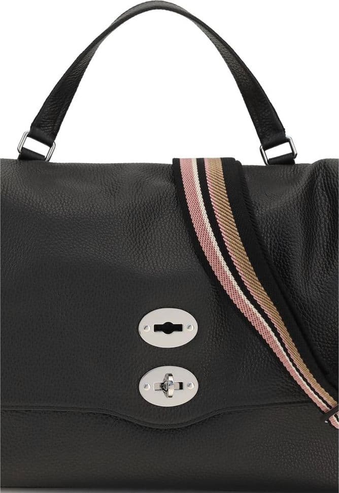 Black Calf Leather Bos Taurus Handbag - 4