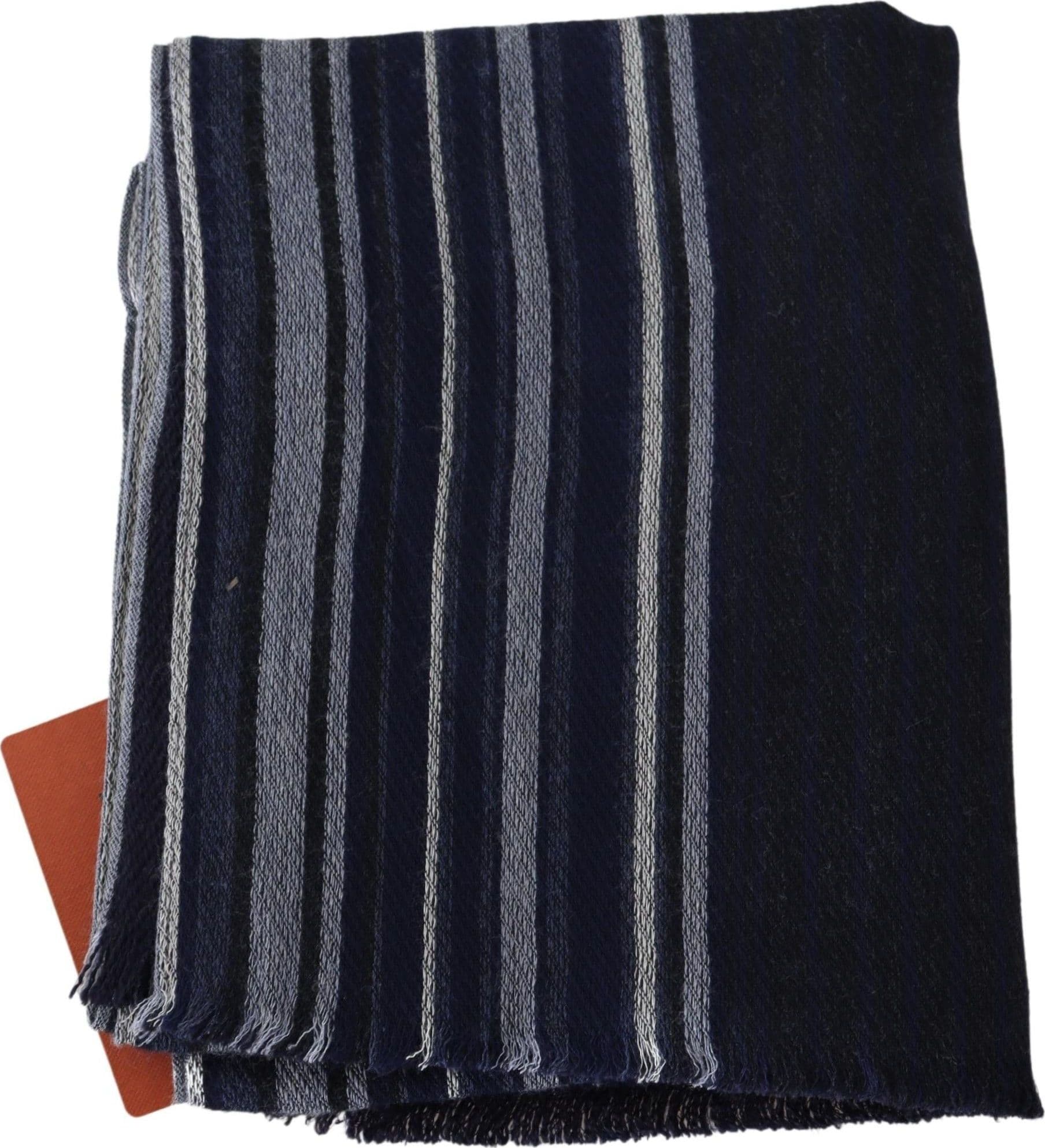 Multicolor Wool Striped Unisex Wrap Fringes Shawl - 3