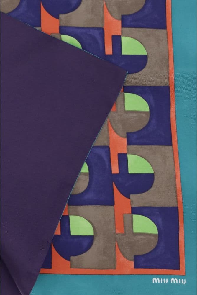 Multicolor Silk Scarf - 3