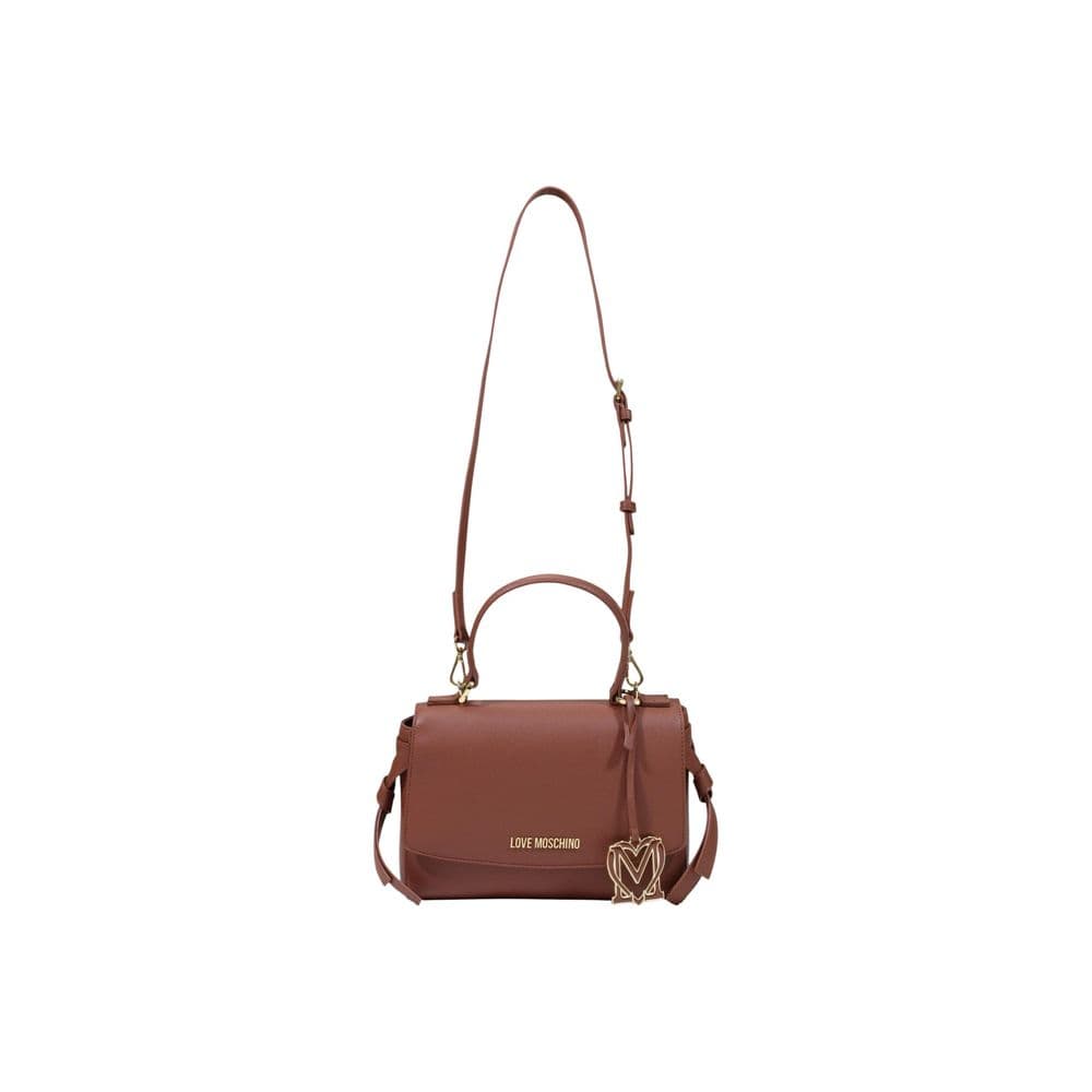 Brown Polyethylene Handbag - 4