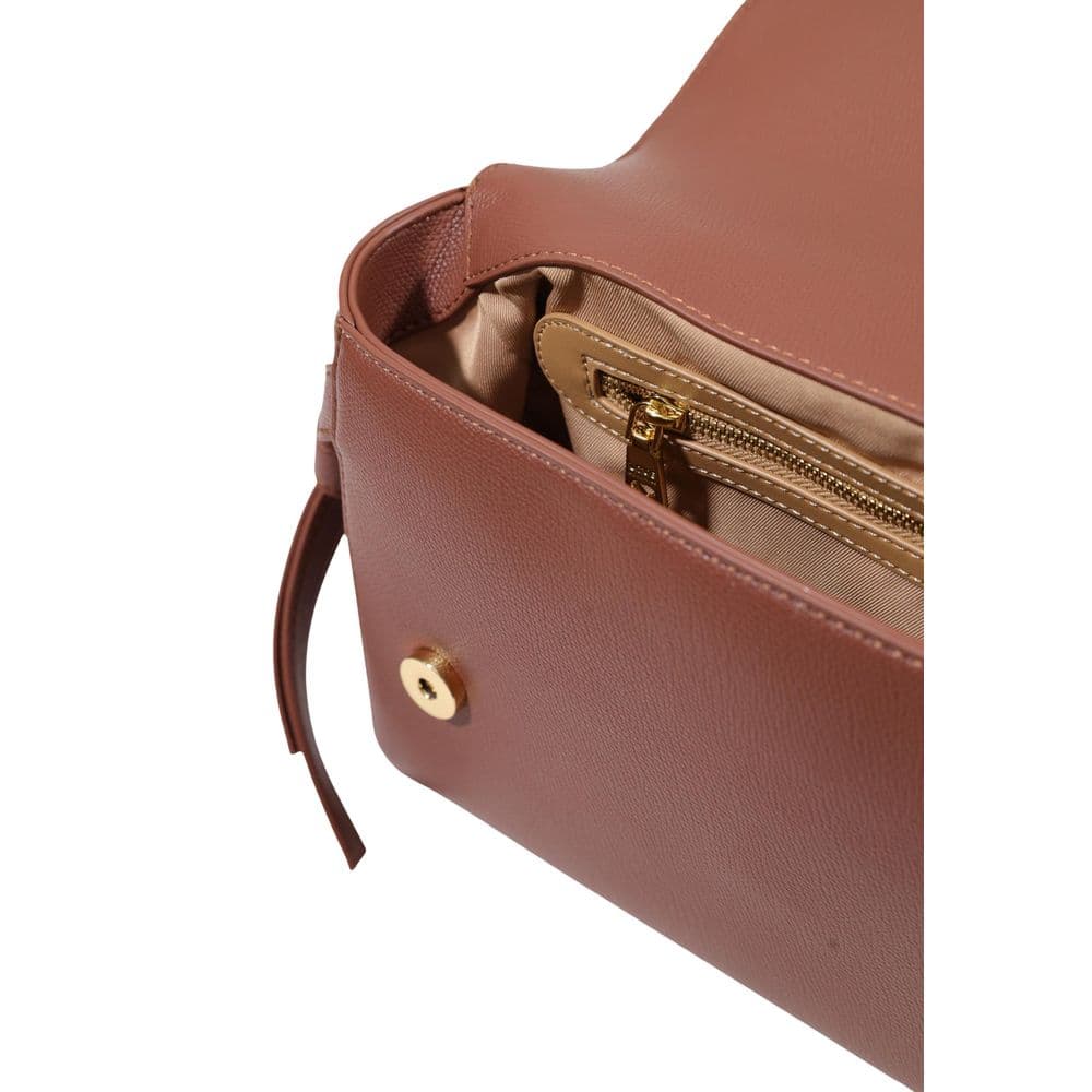 Brown Polyethylene Handbag - 5