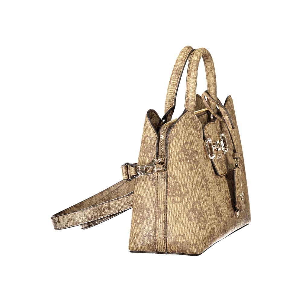 Black Polyurethane Women Handbag - 3