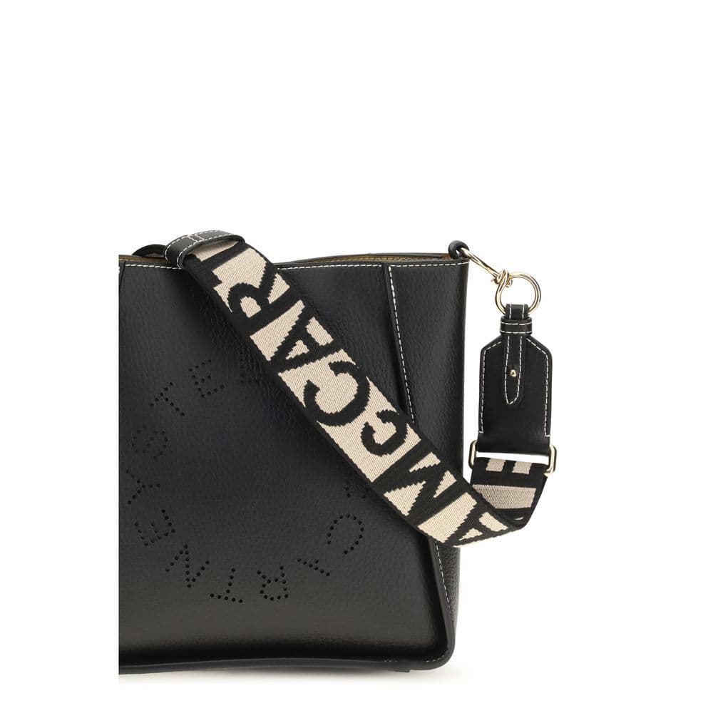 Black Polyethylene Shoulder Bag - 4