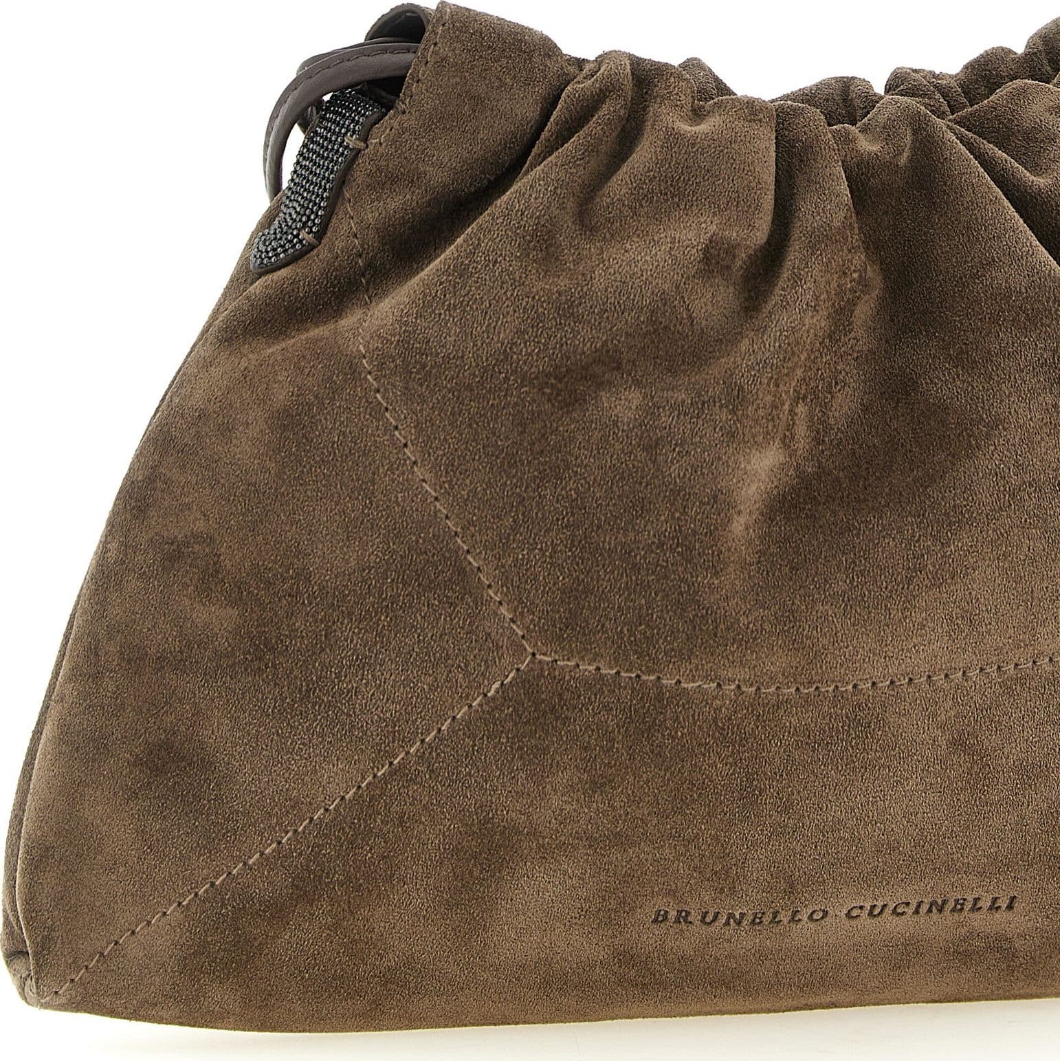 Brown Calfskin Clutch Bag - 3