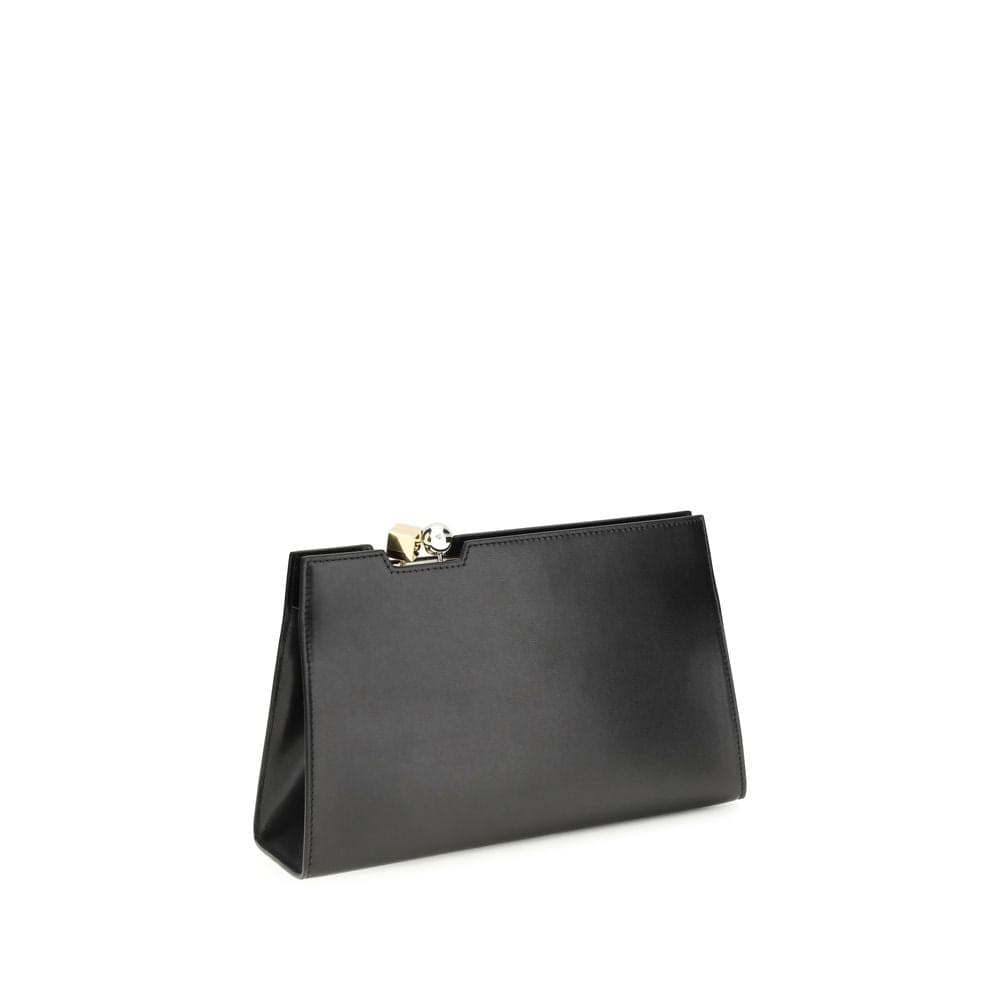 Black Calf Leather Bos Taurus Shoulder Bag - 3