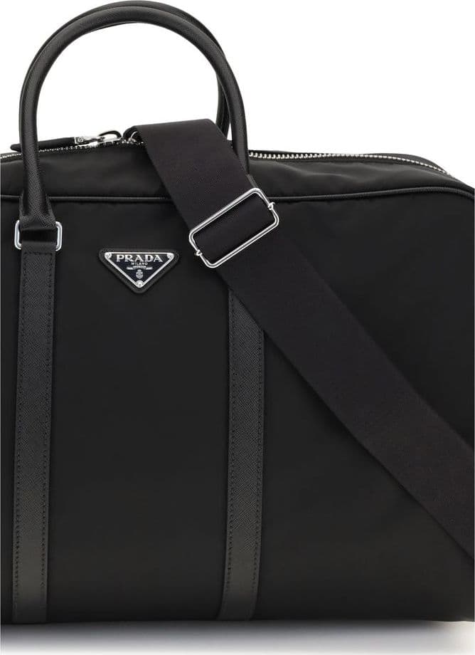Black Recycled Polyamide Luggage And Travel - 4