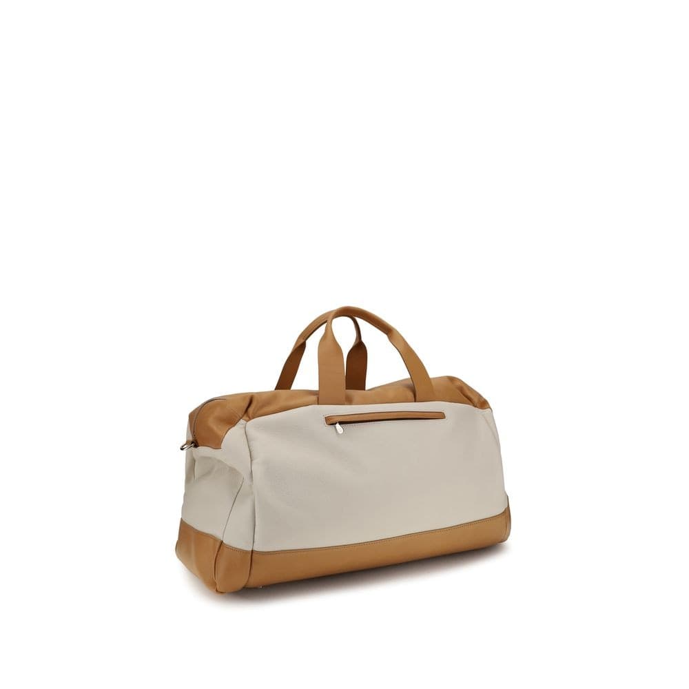 Beige Calf Leather Bos Taurus Luggage And Travel - 3