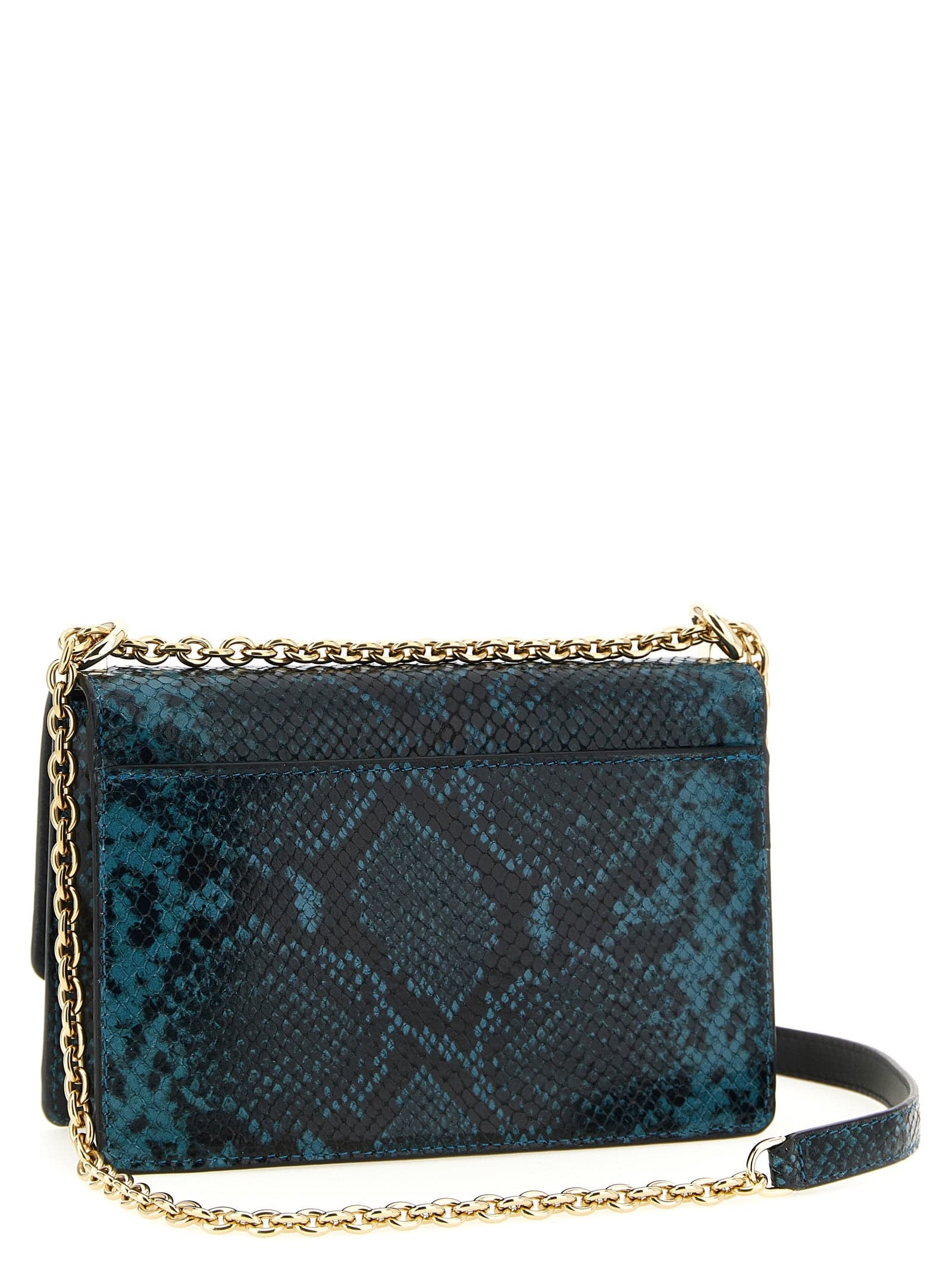 Blue Goatskin Crossbody Bag - 2