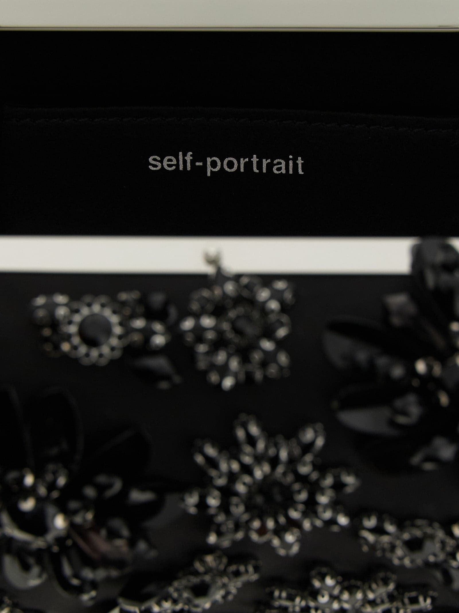 Black Polyester Clutch Bag - 4