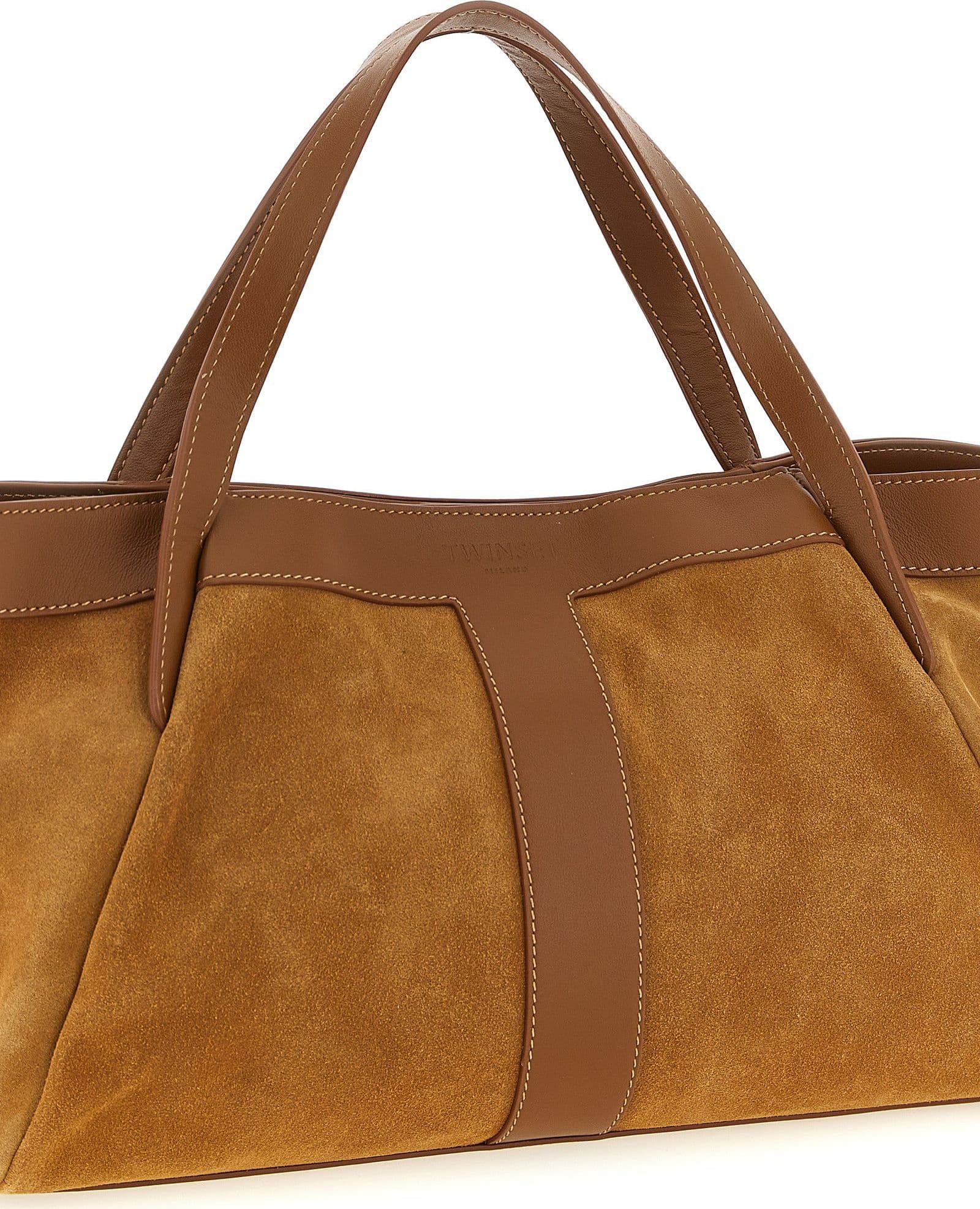 Brown Polyethylene Shoulder Bag - 3