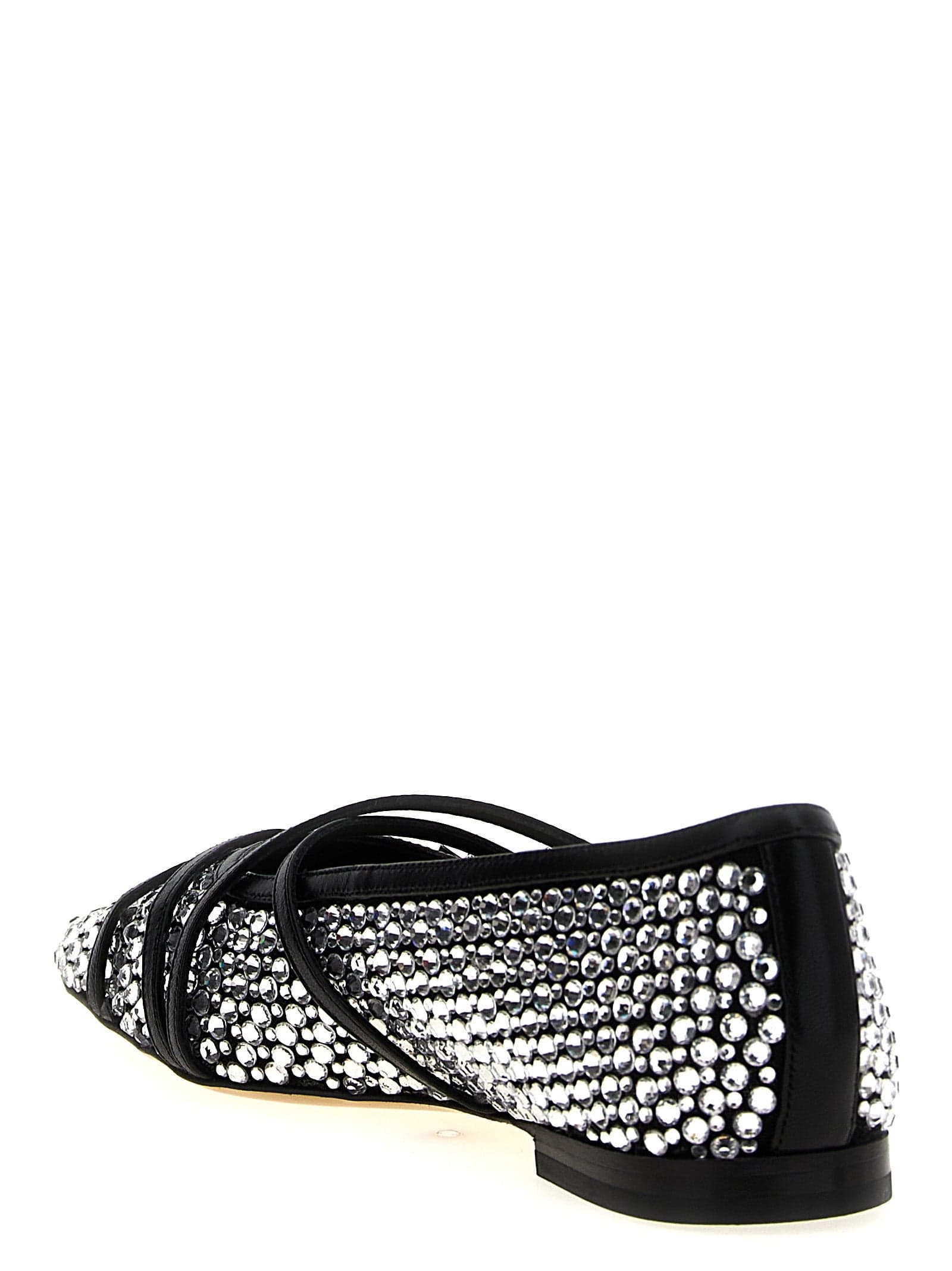 Black Polyamide Ballet Flats - 3