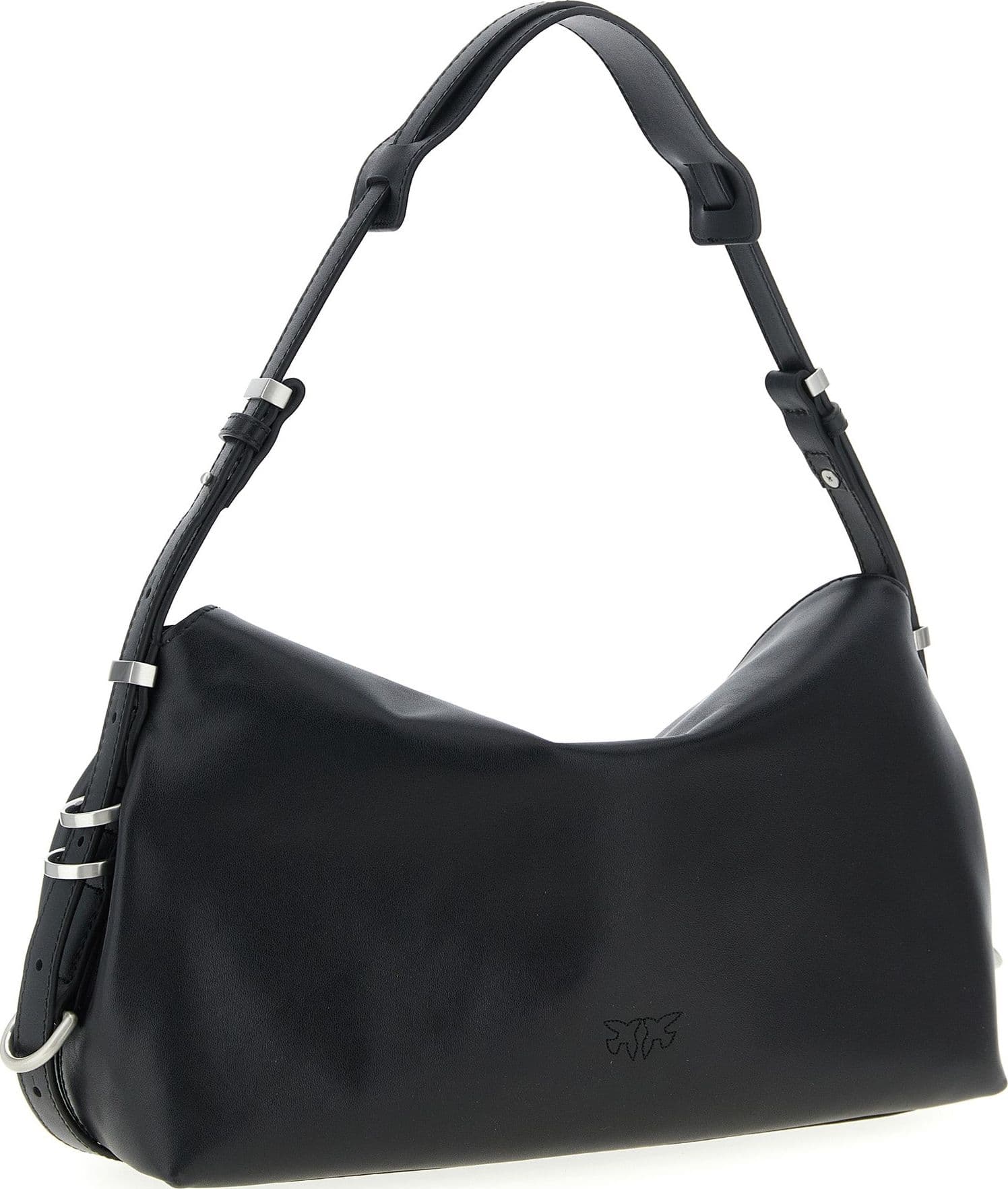 Black Goatskin Shoulder Bag - 2